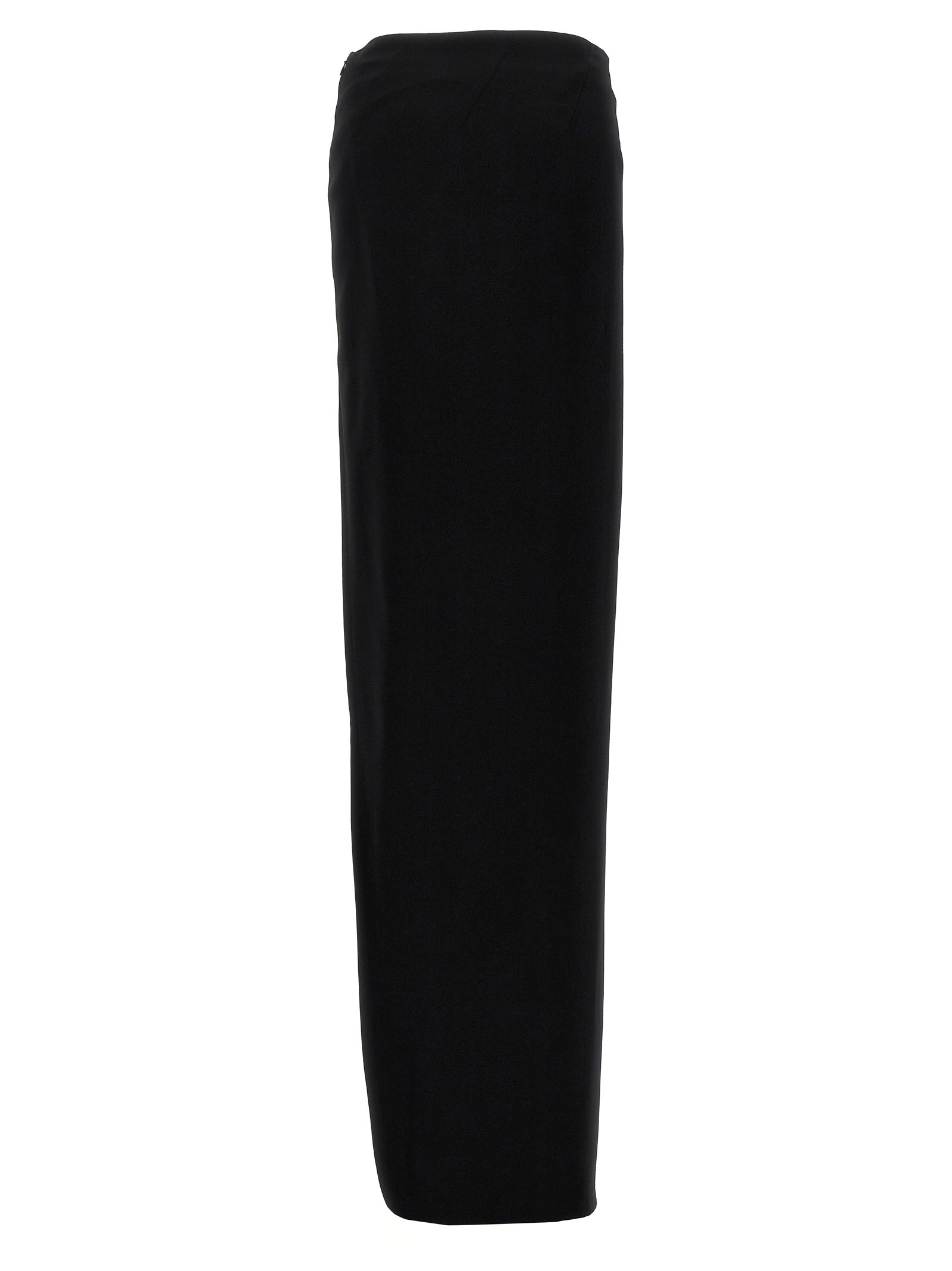 Black Lamb Leather Mini Skirt