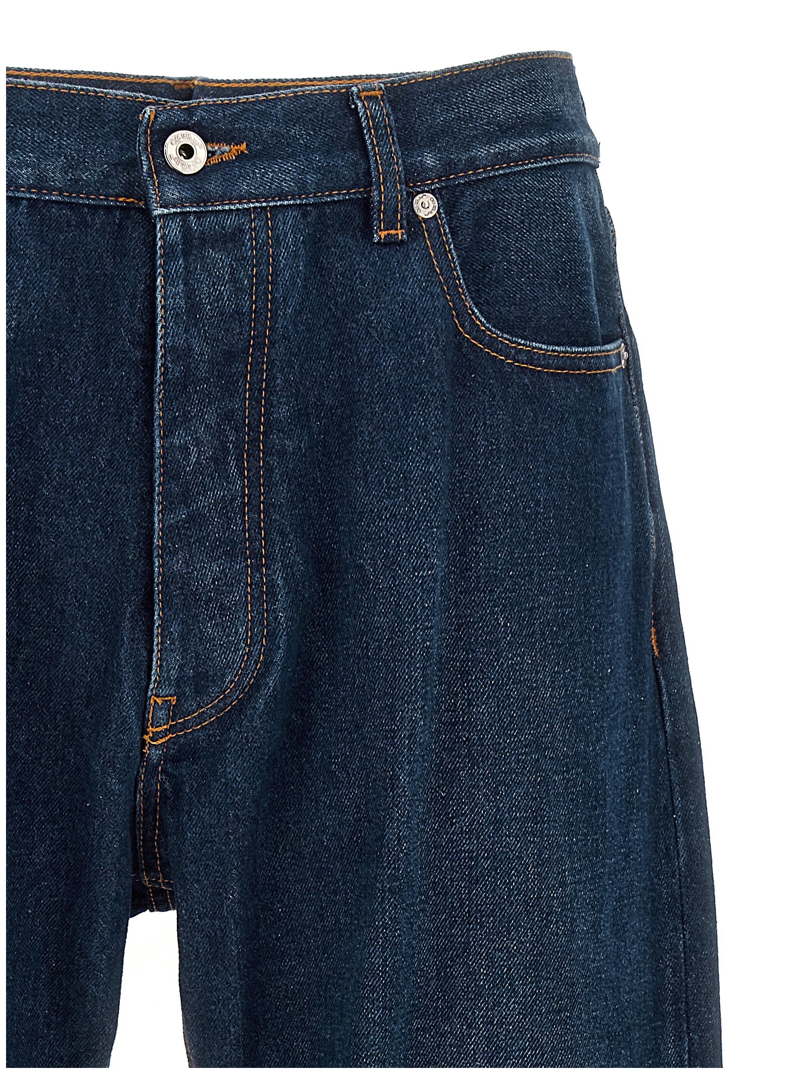 Blue Cotton Jeans Denim