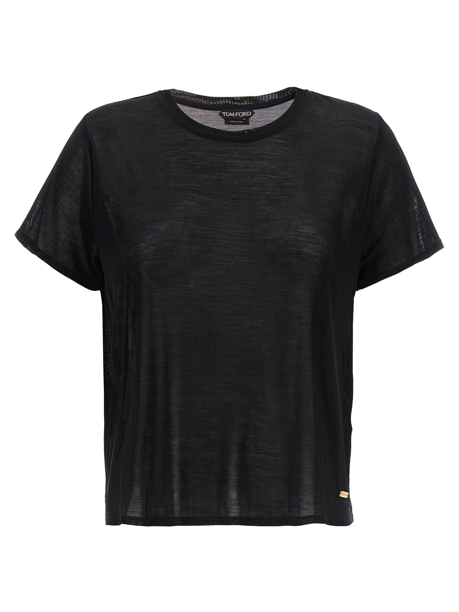 Black Silk T-Shirt