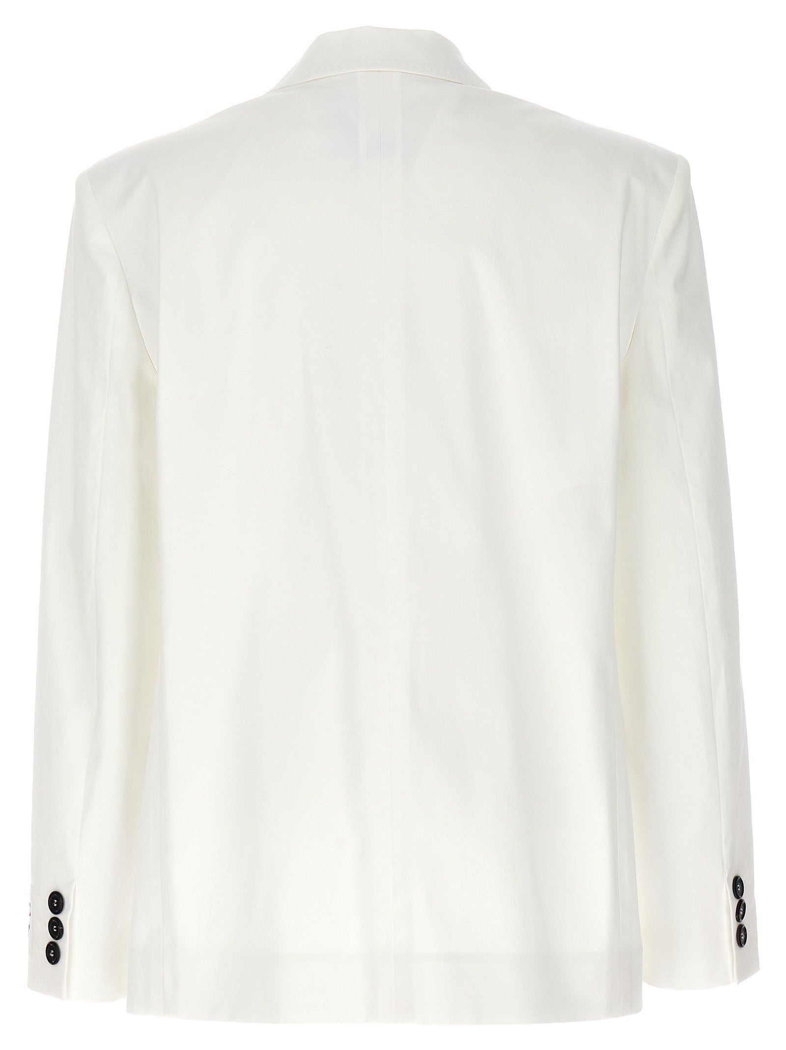 White Cotton Blazer