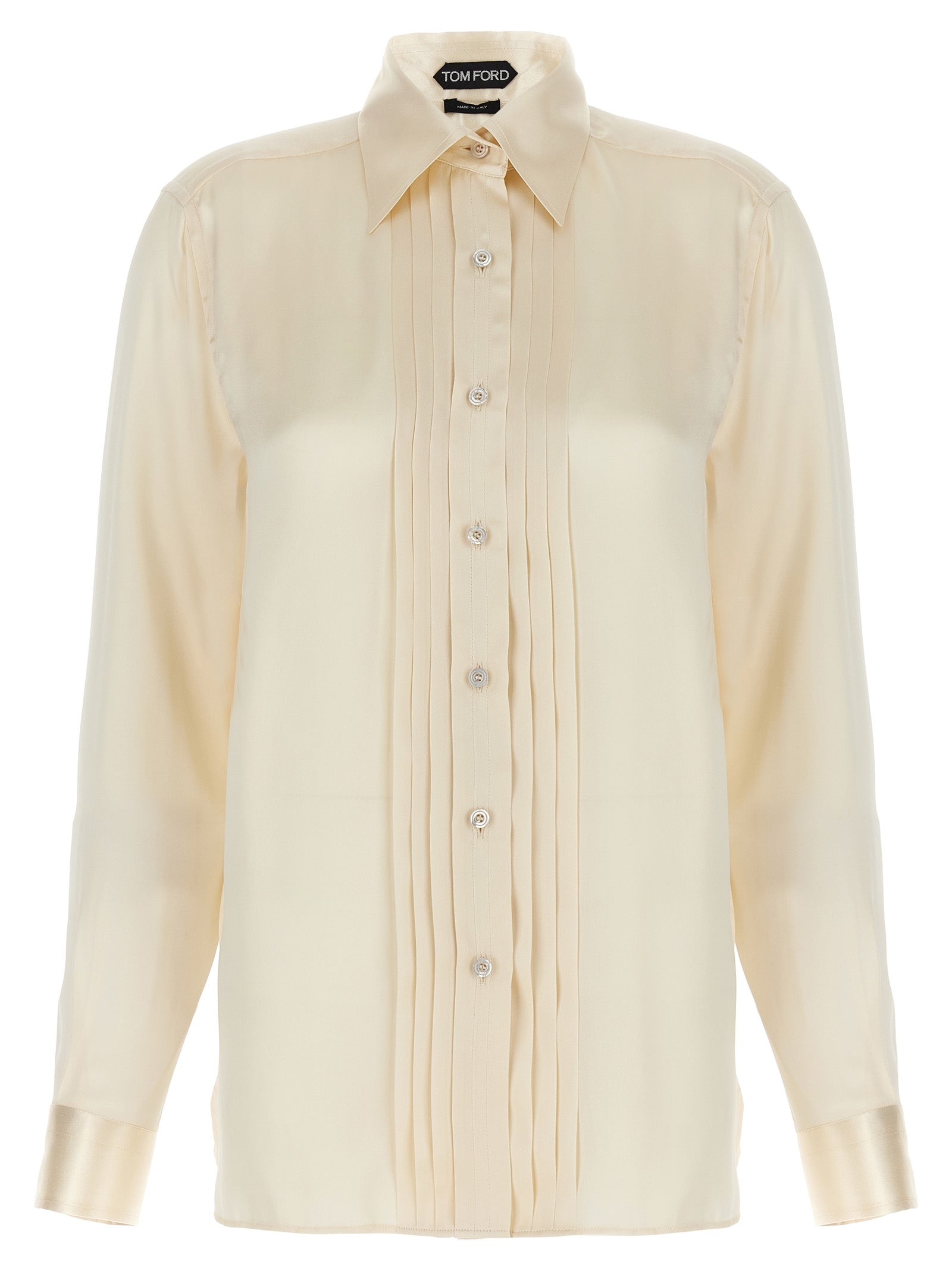 White Silk Blouse