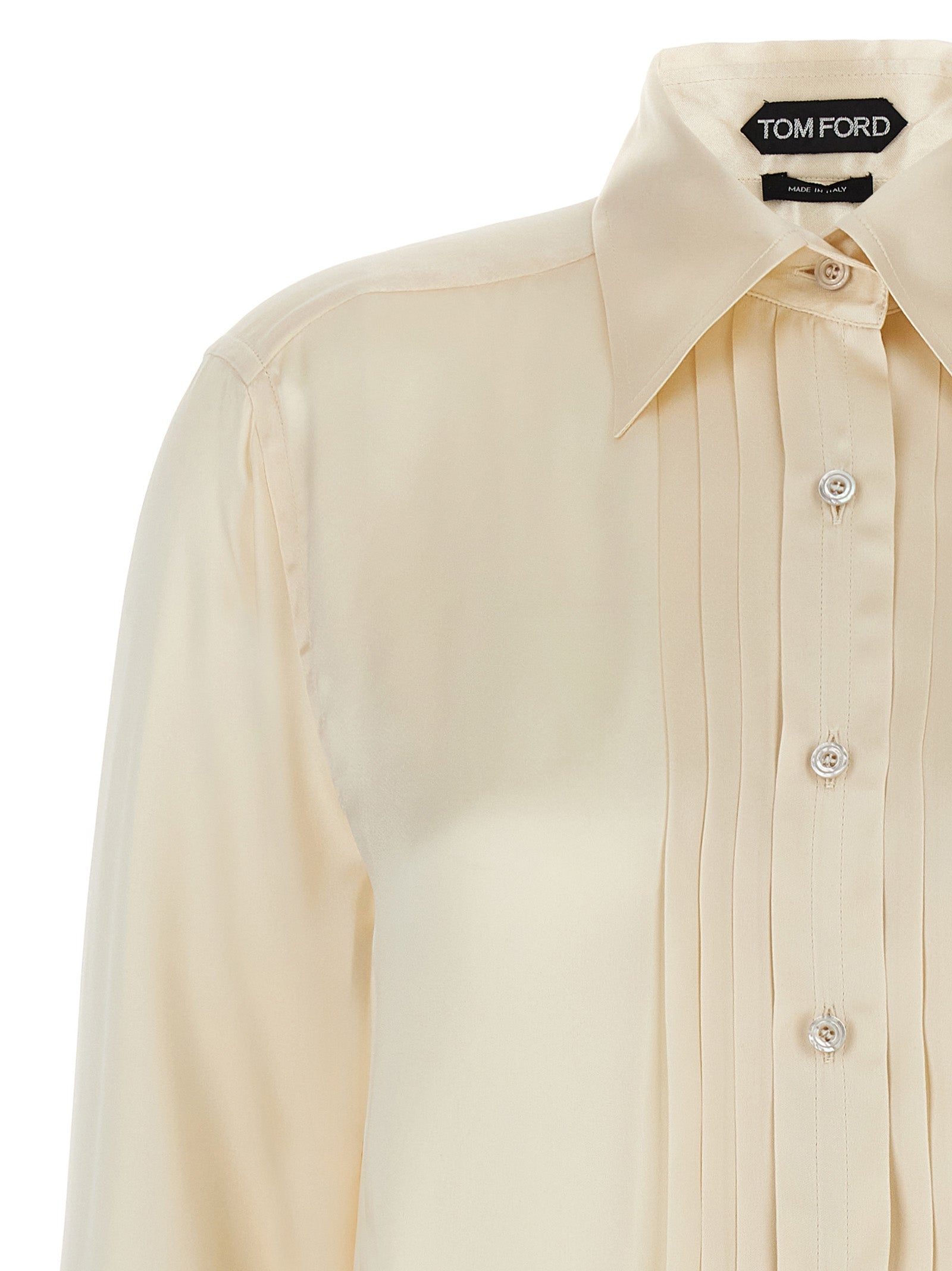 White Silk Blouse