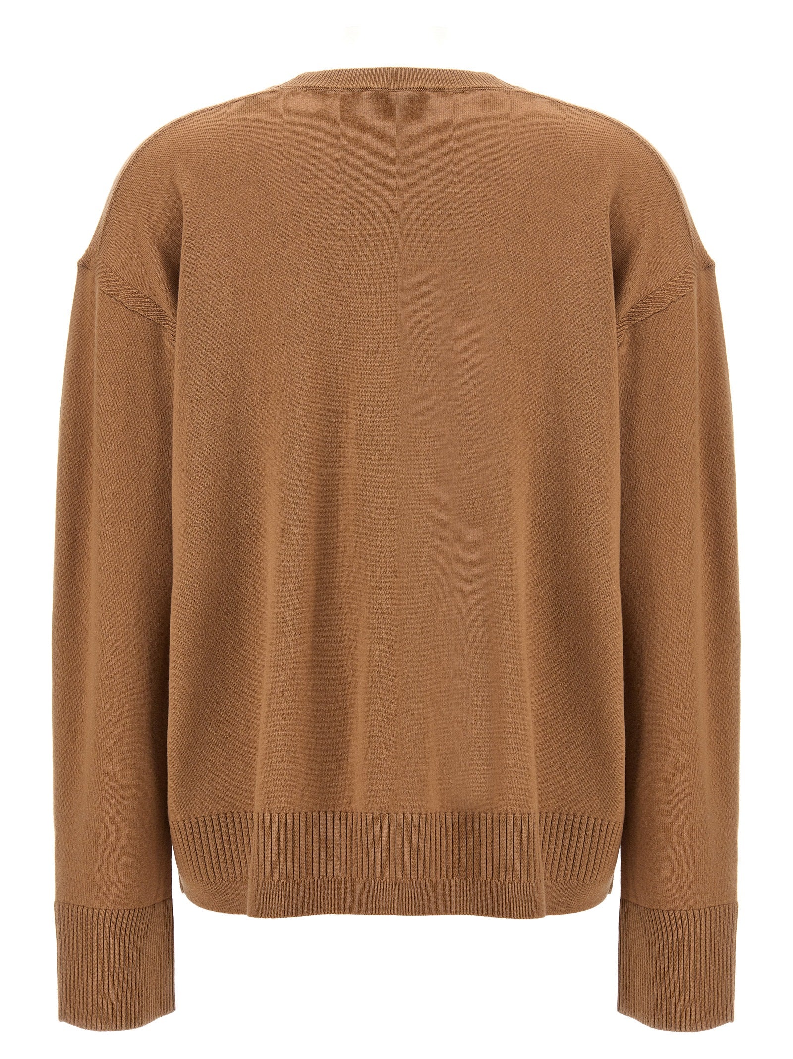 Beige Wool Cardigan