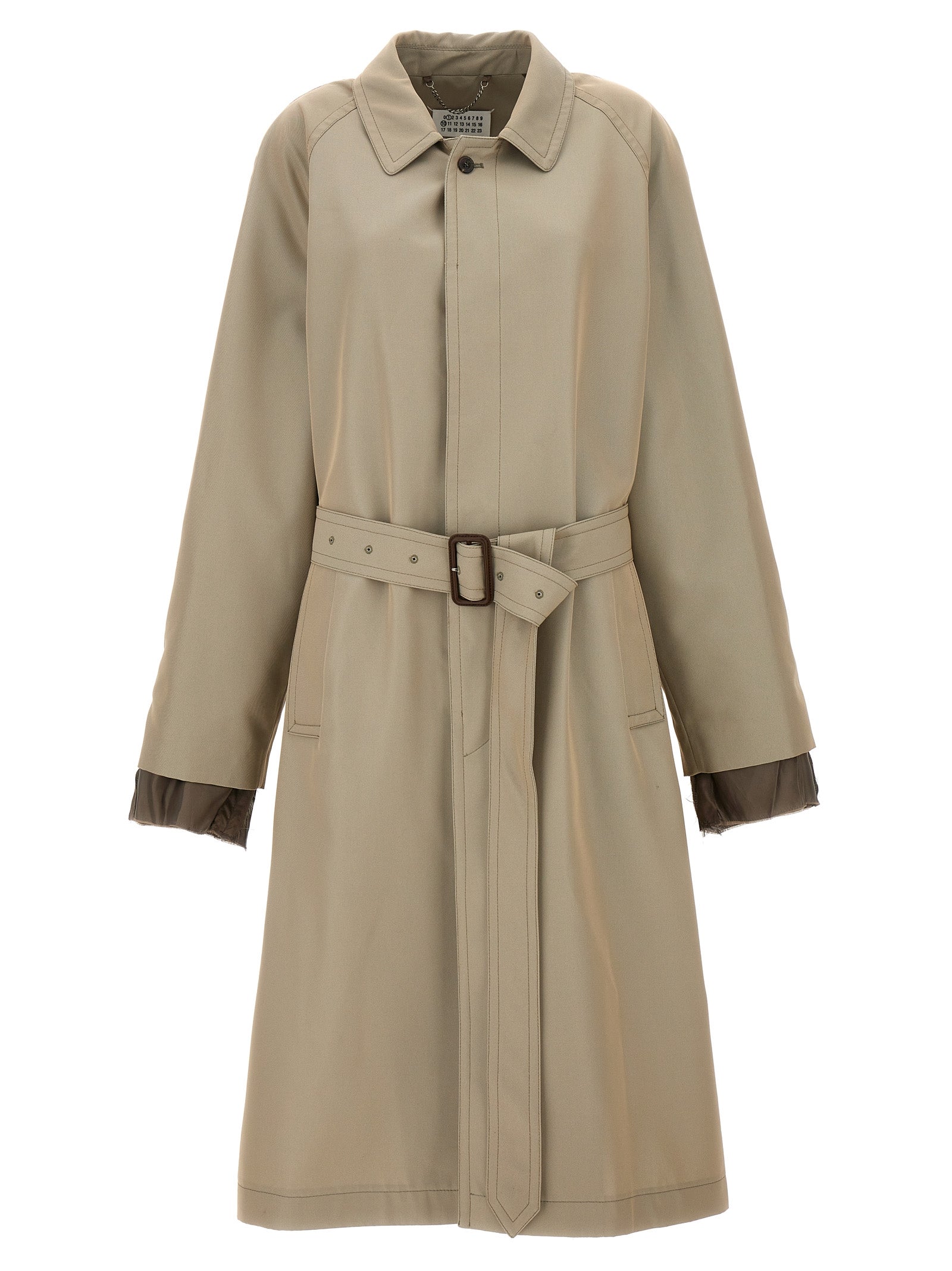 Beige Cotton Coat