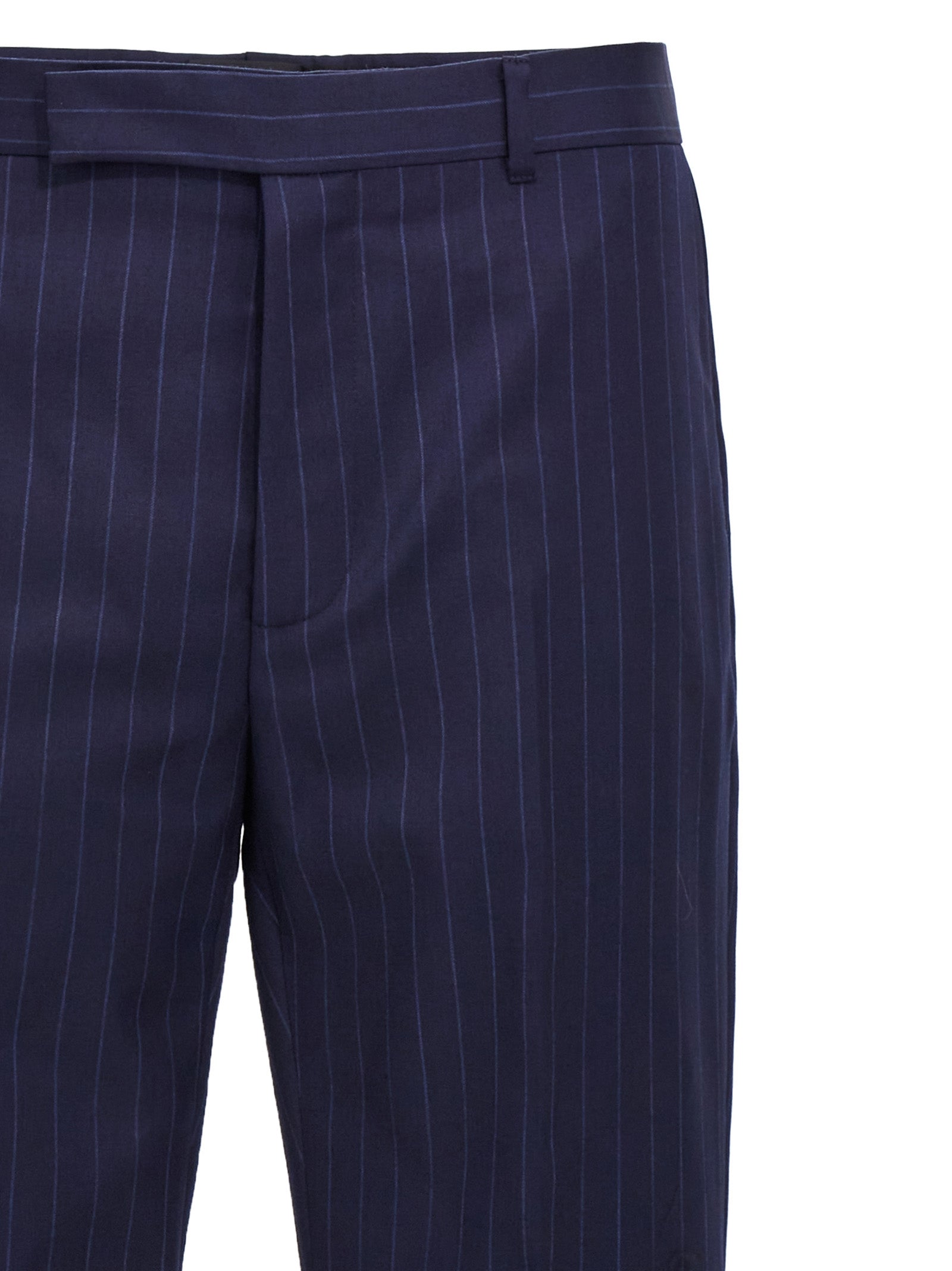 Blue Wool Dress Pants