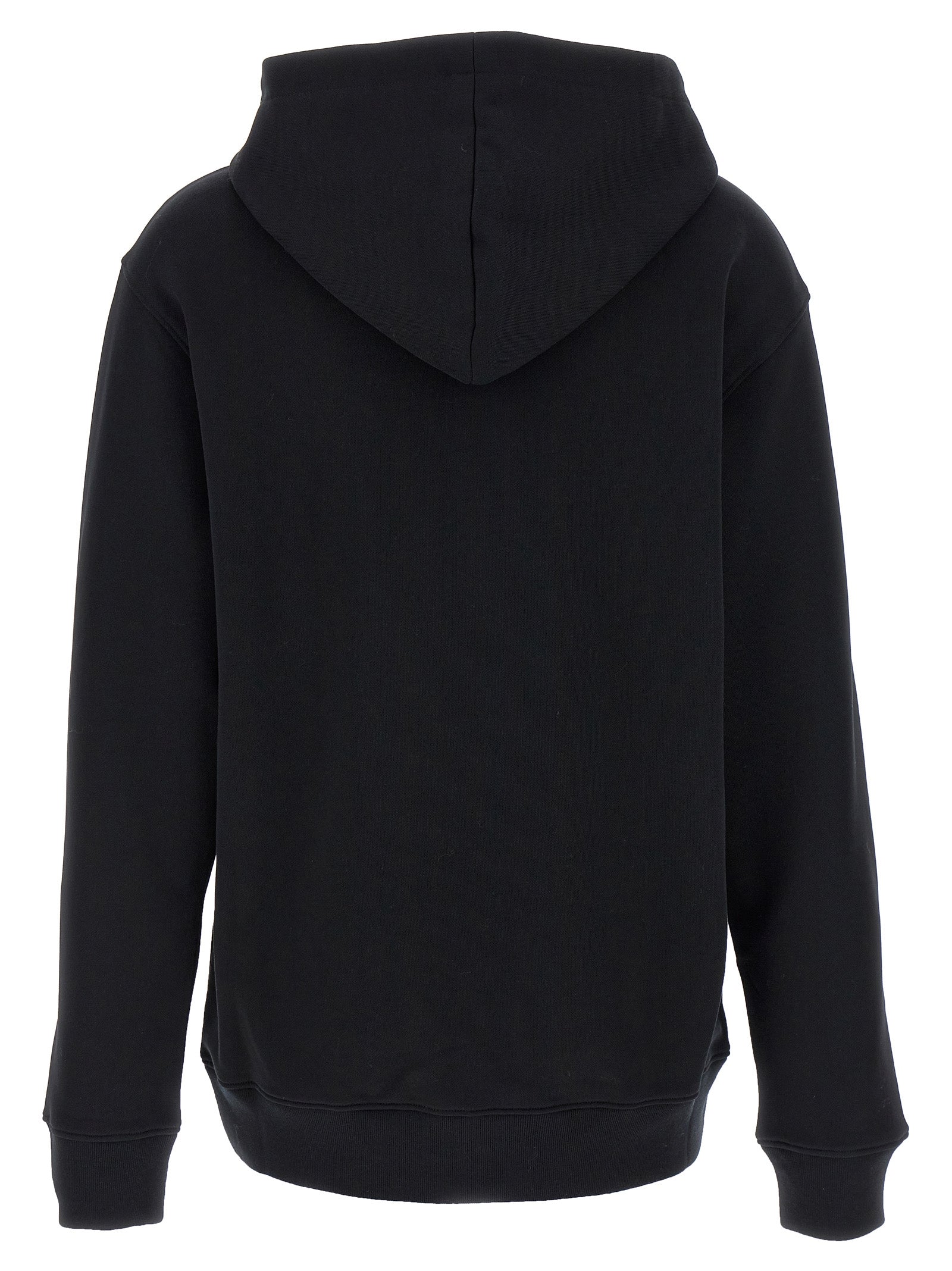 Black Cotton Hoodie