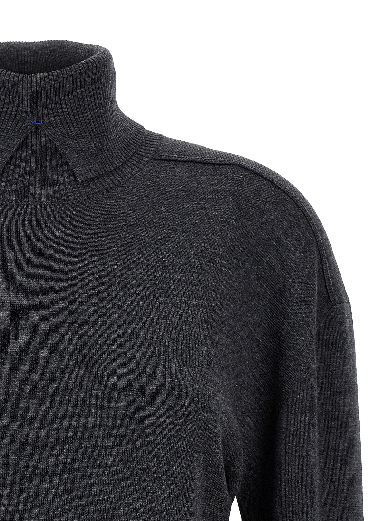Gray Wool Cardigan