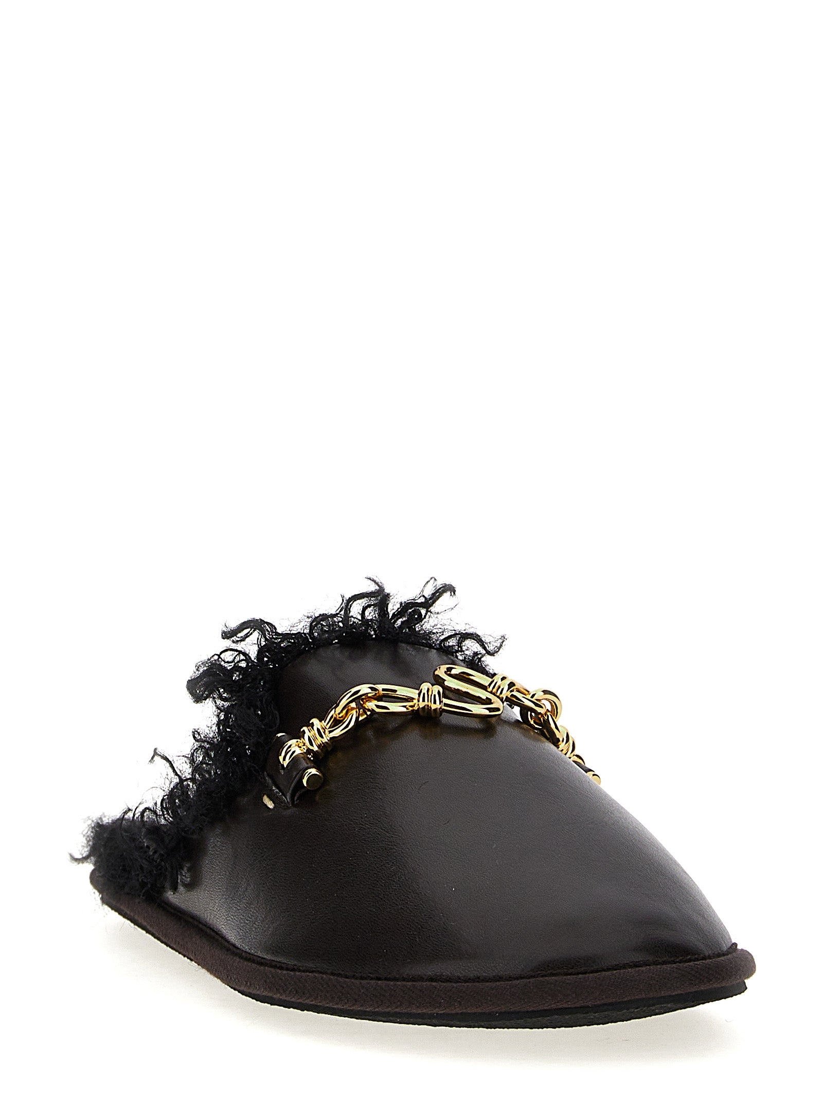 Brown Polyethylene Mules