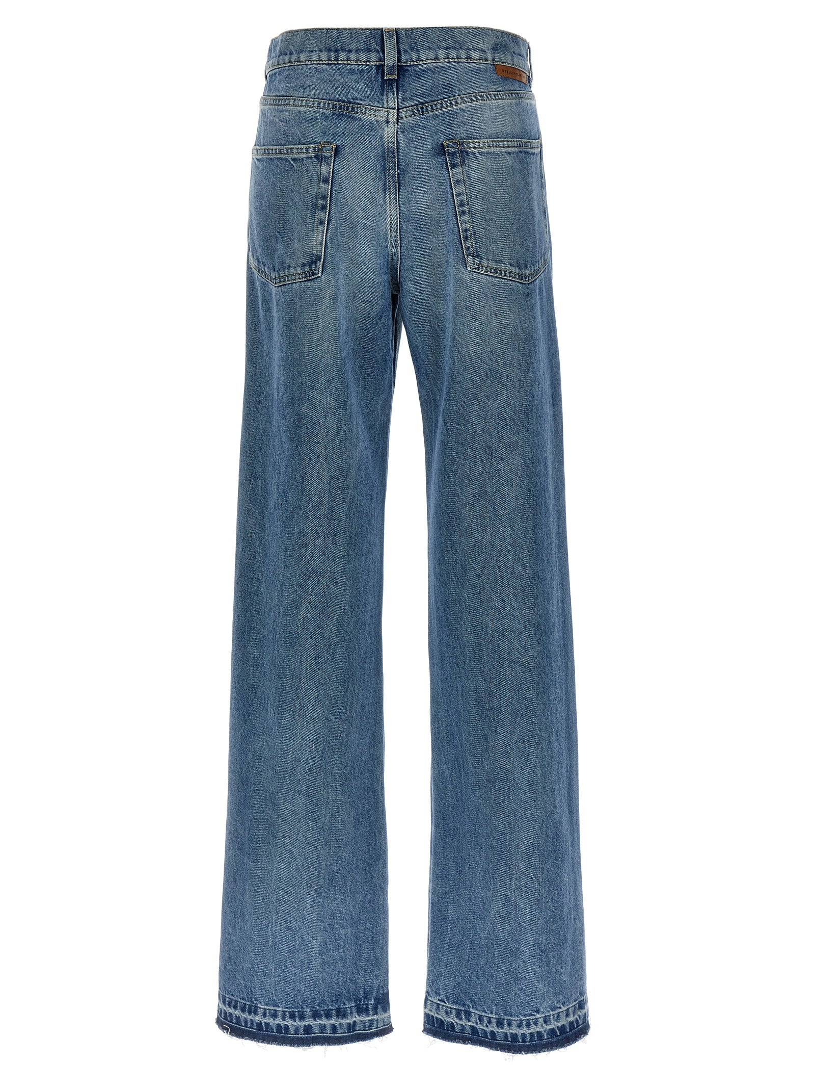 Blue Cotton Jeans Denim