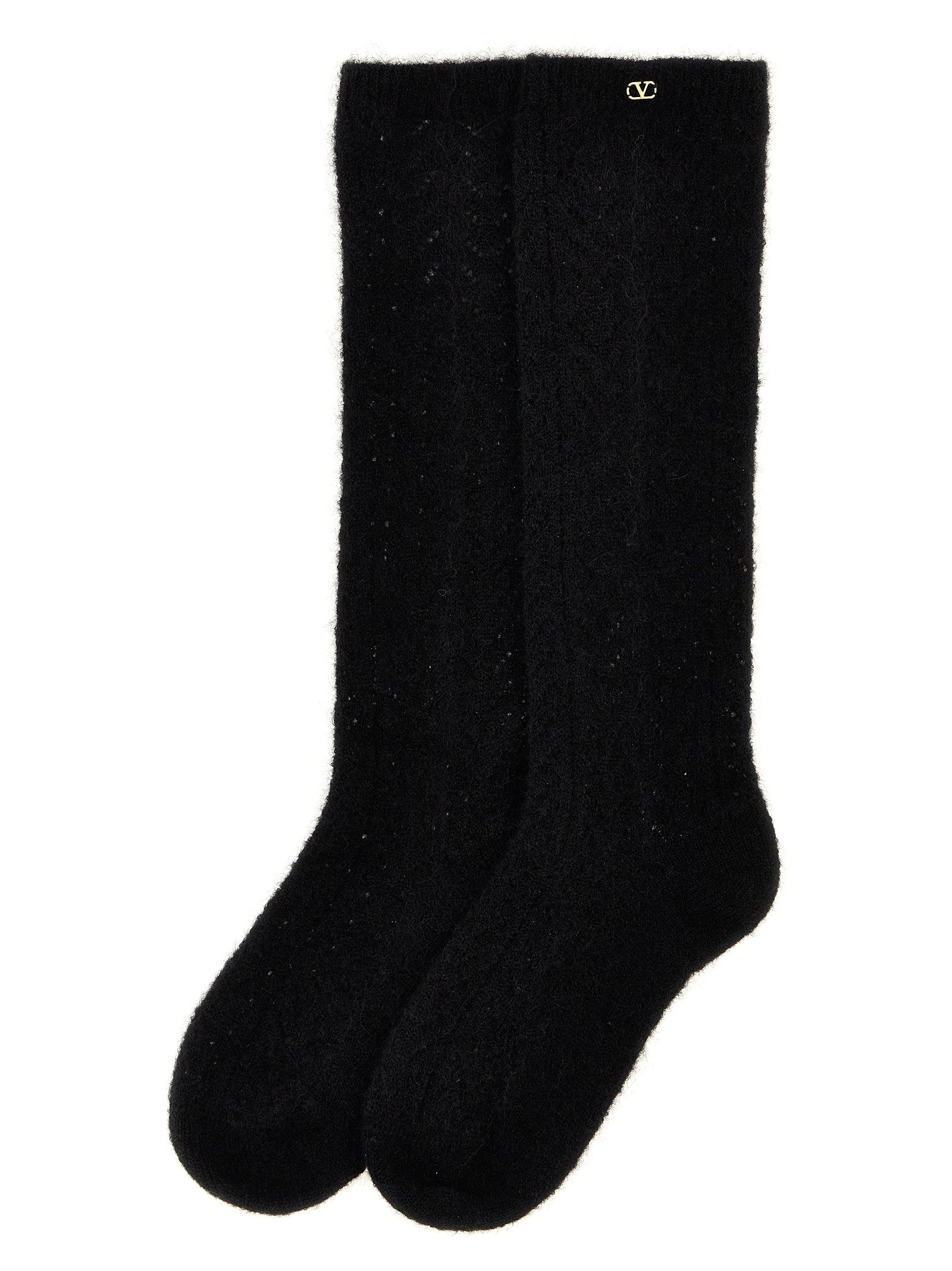 Black Wool Socks