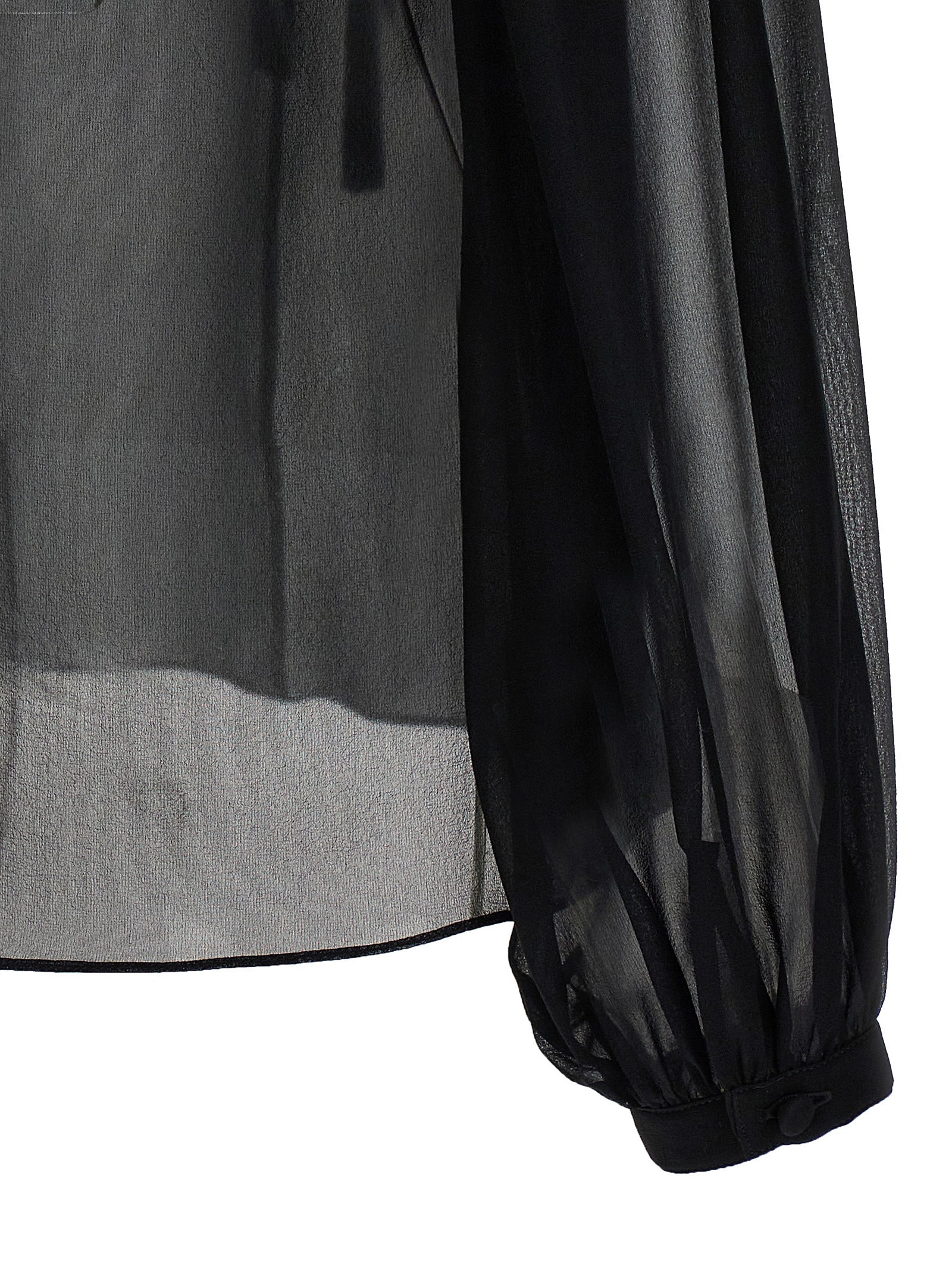 Black Silk Blouse