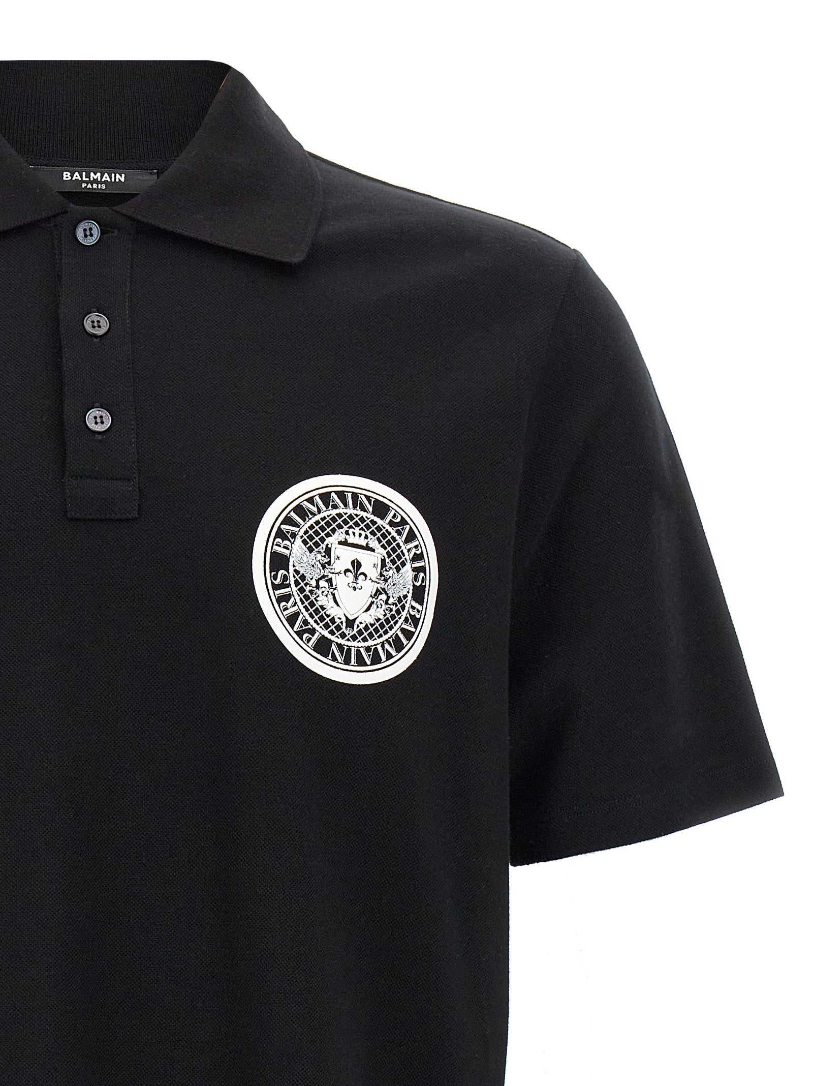 Bicolor Cotton Polo Shirt