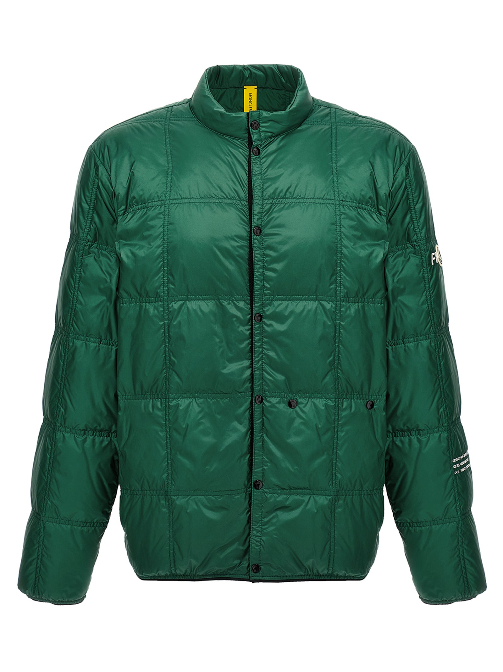 Bicolor Polyamide Full-Length Jacket