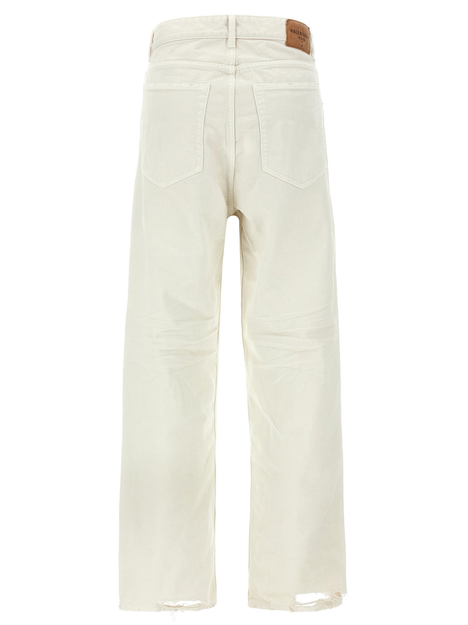 White Cotton Jeans Denim