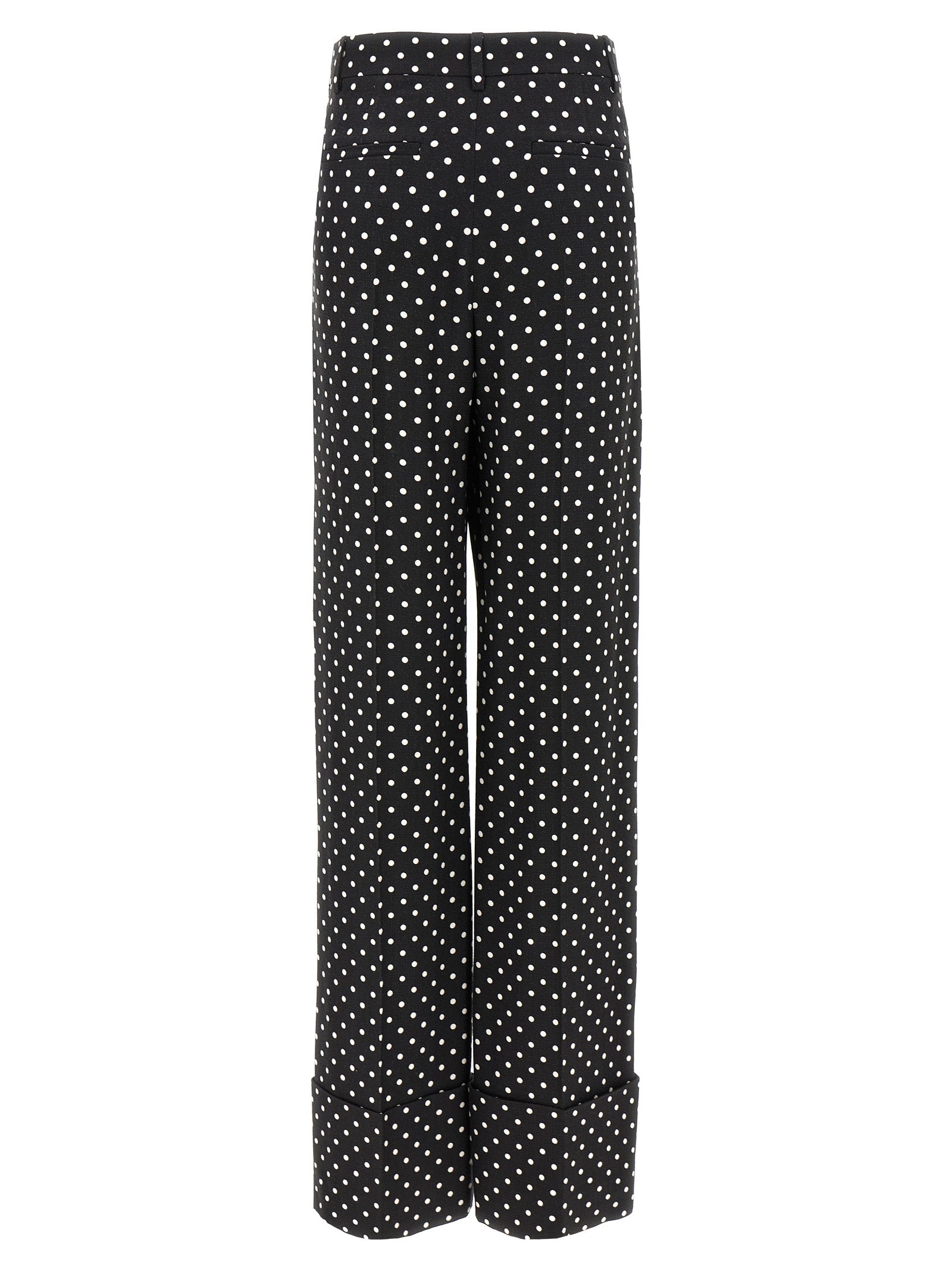 Bicolor Viscose Casual Pants