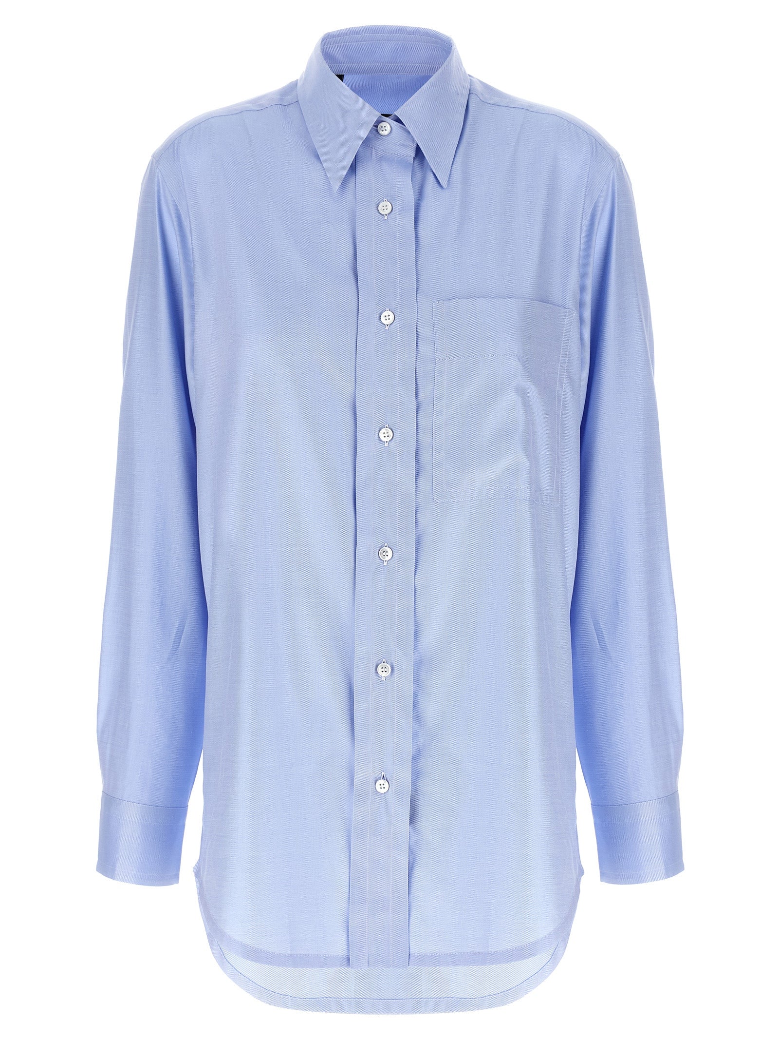 Blue Cotton Blouse