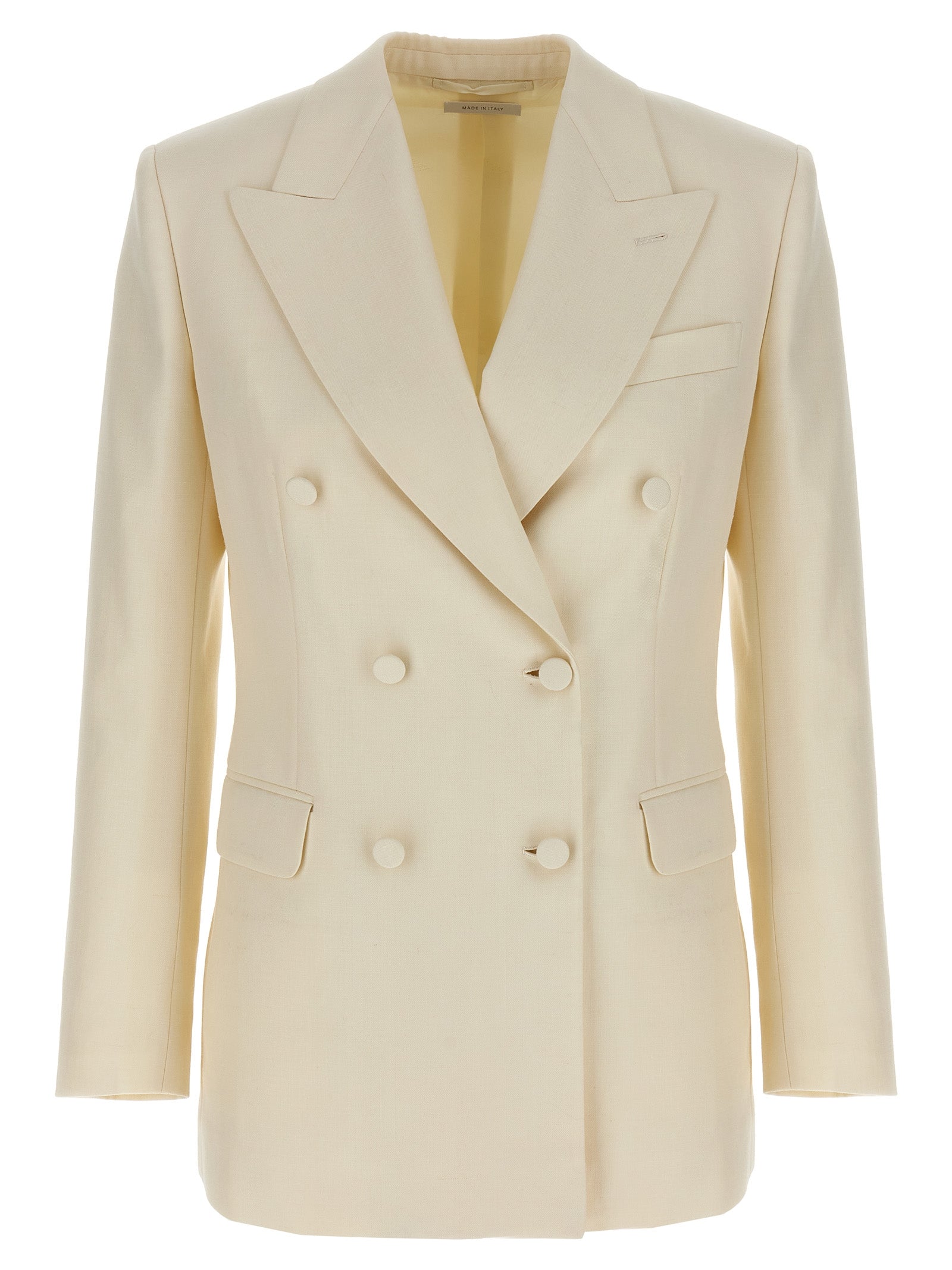 White Wool Blazer