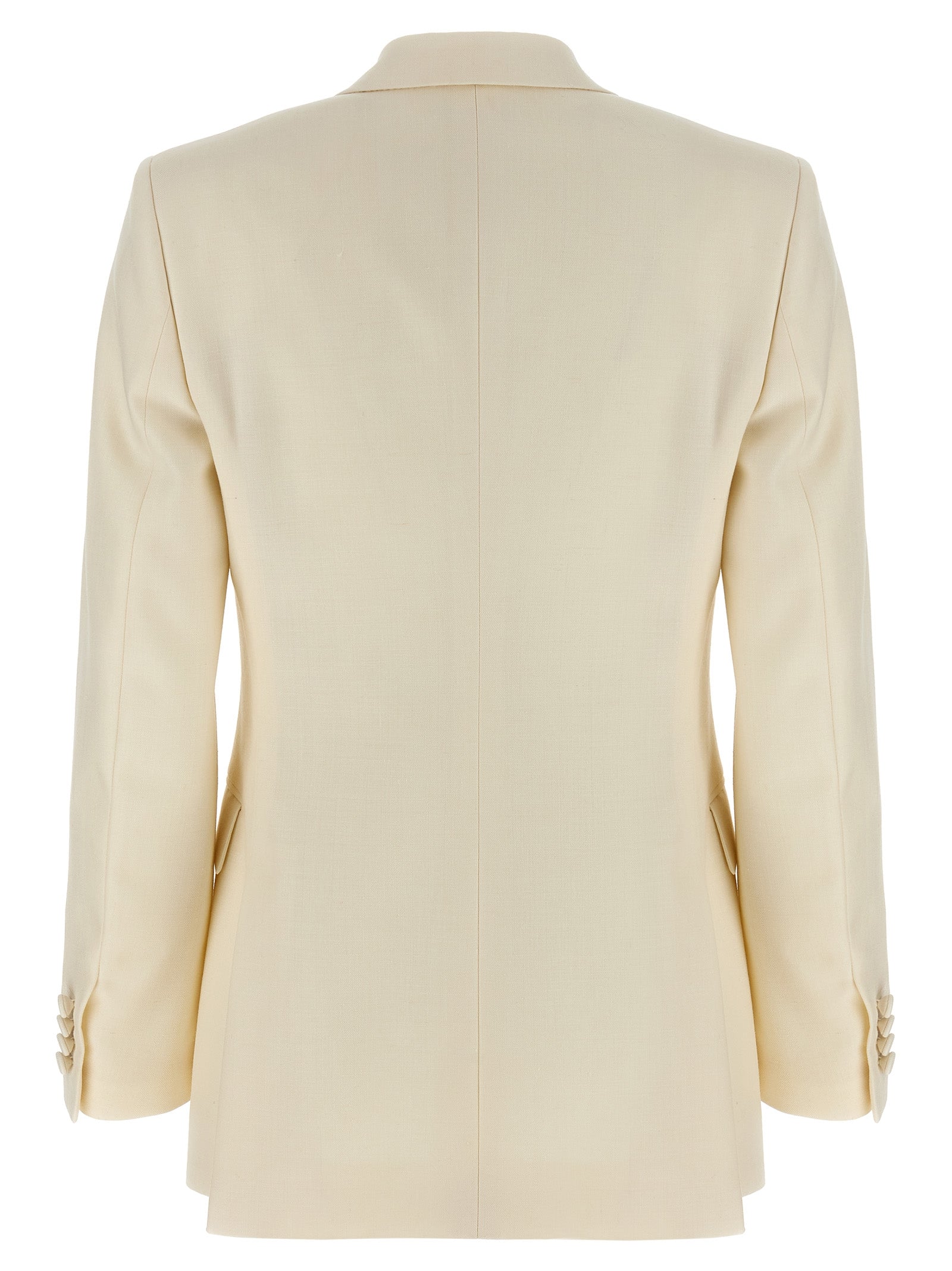 White Wool Blazer