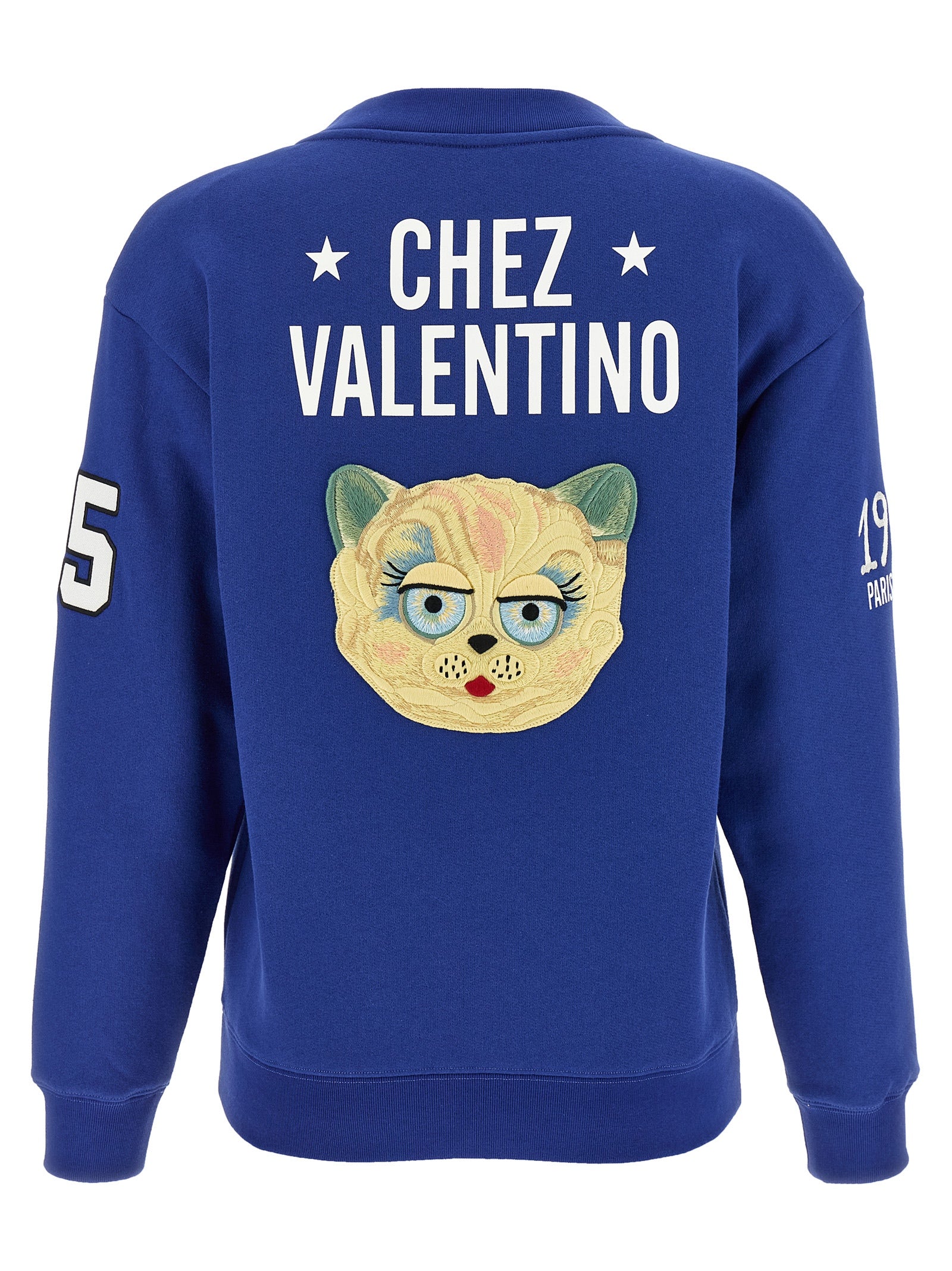 Blue Cotton Sweatshirt