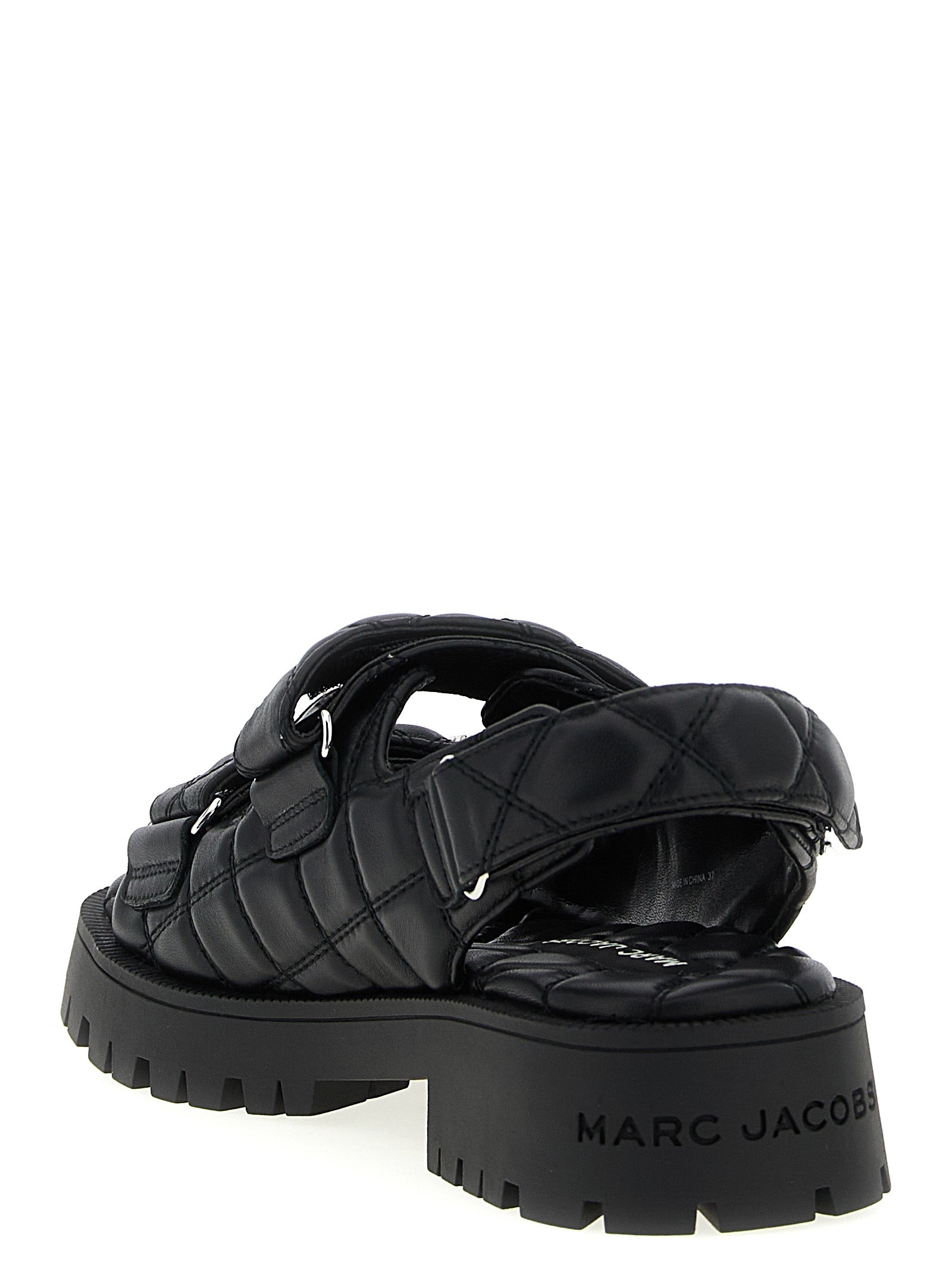 Marc Jacobs sorte pumps i lammeskinn med mellomhøy hæl