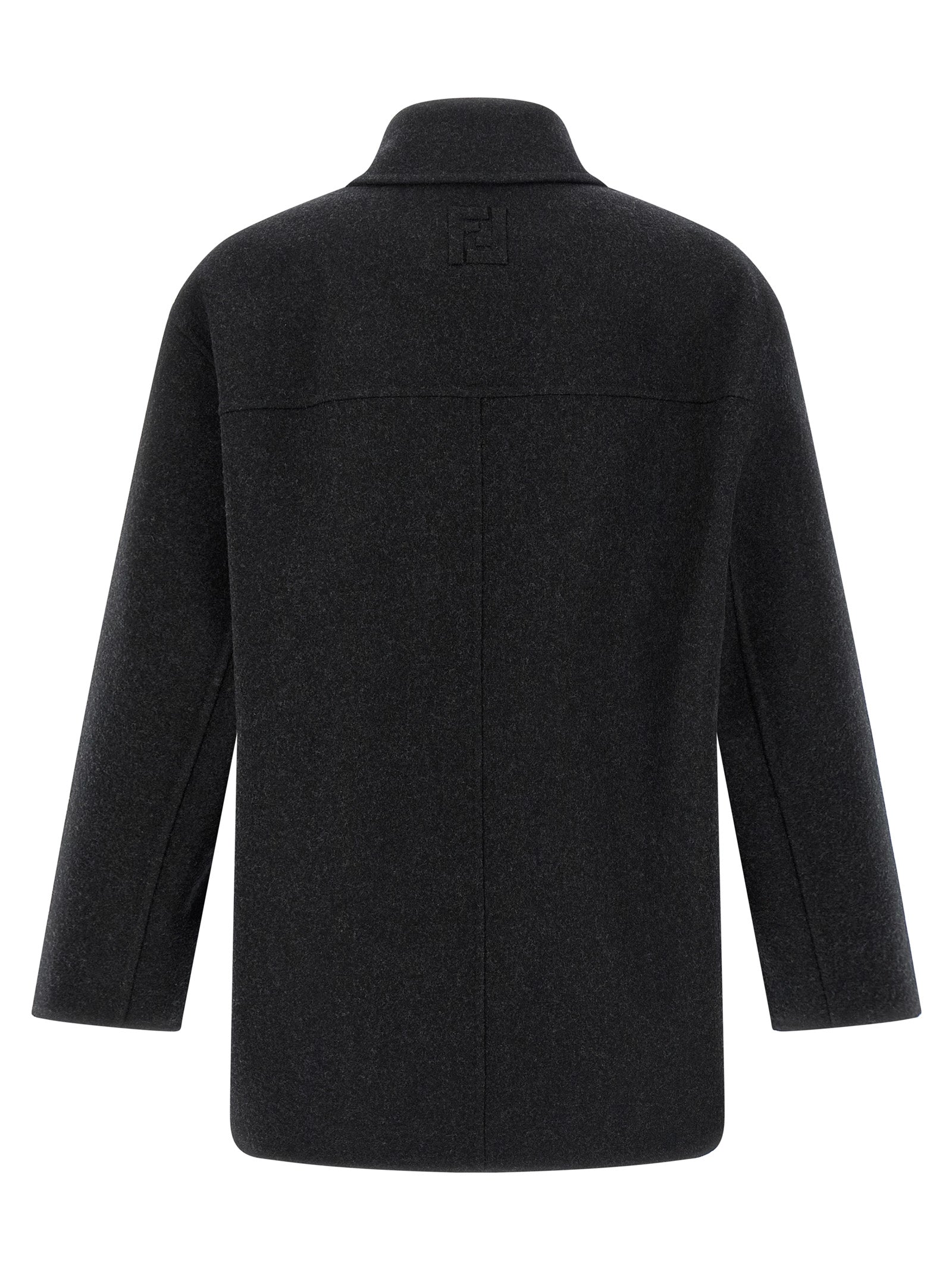 Gray Virgin Wool Coat