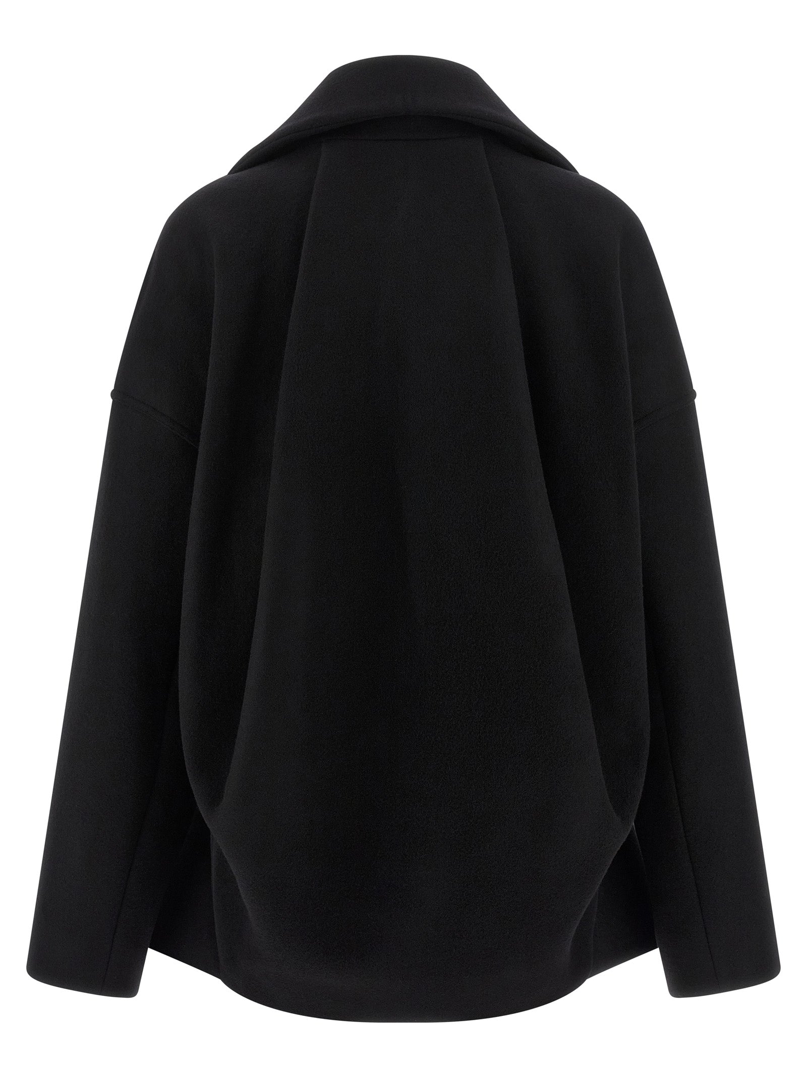 Black Virgin Wool Coat