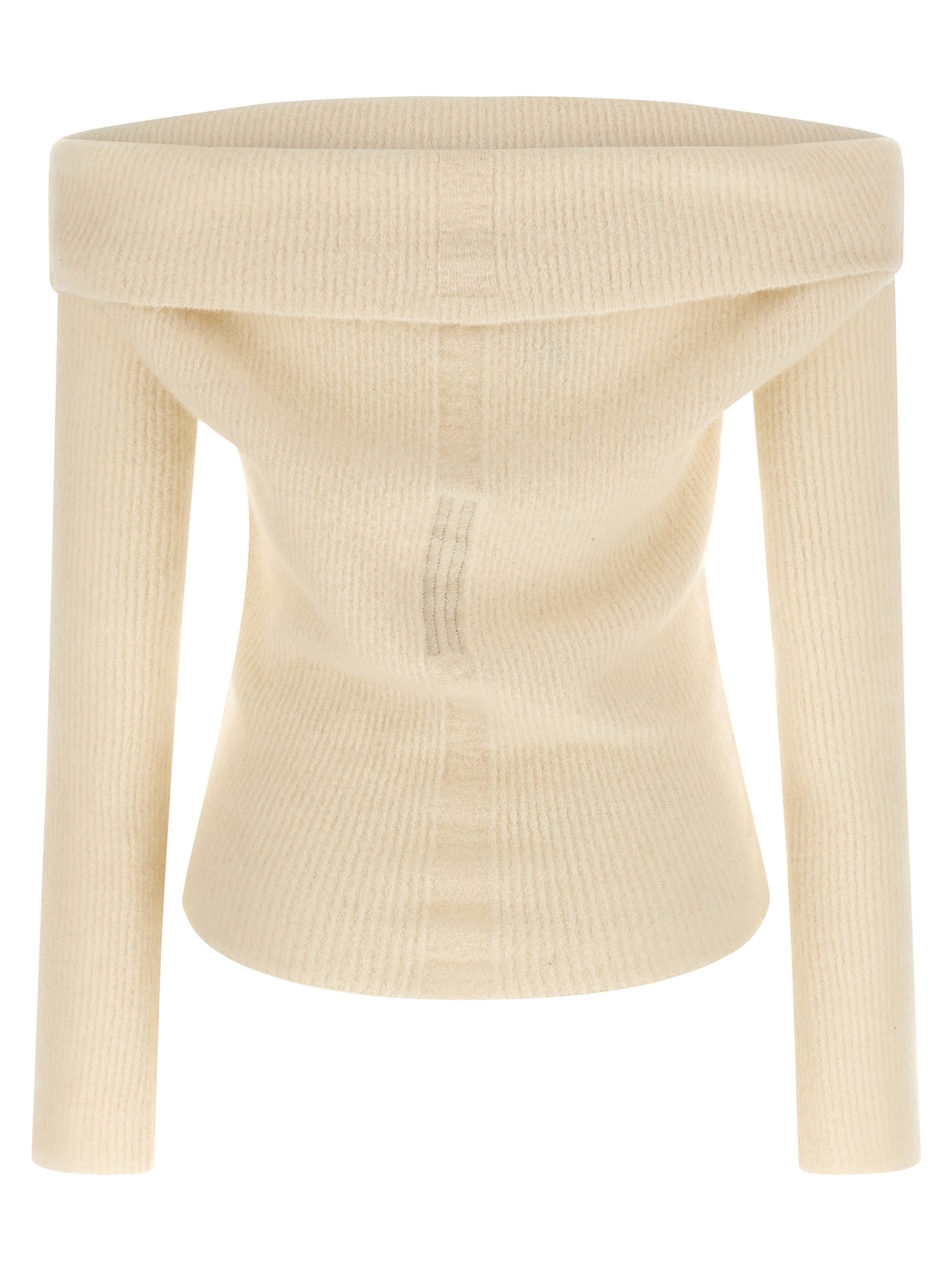 White Wool Cardigan