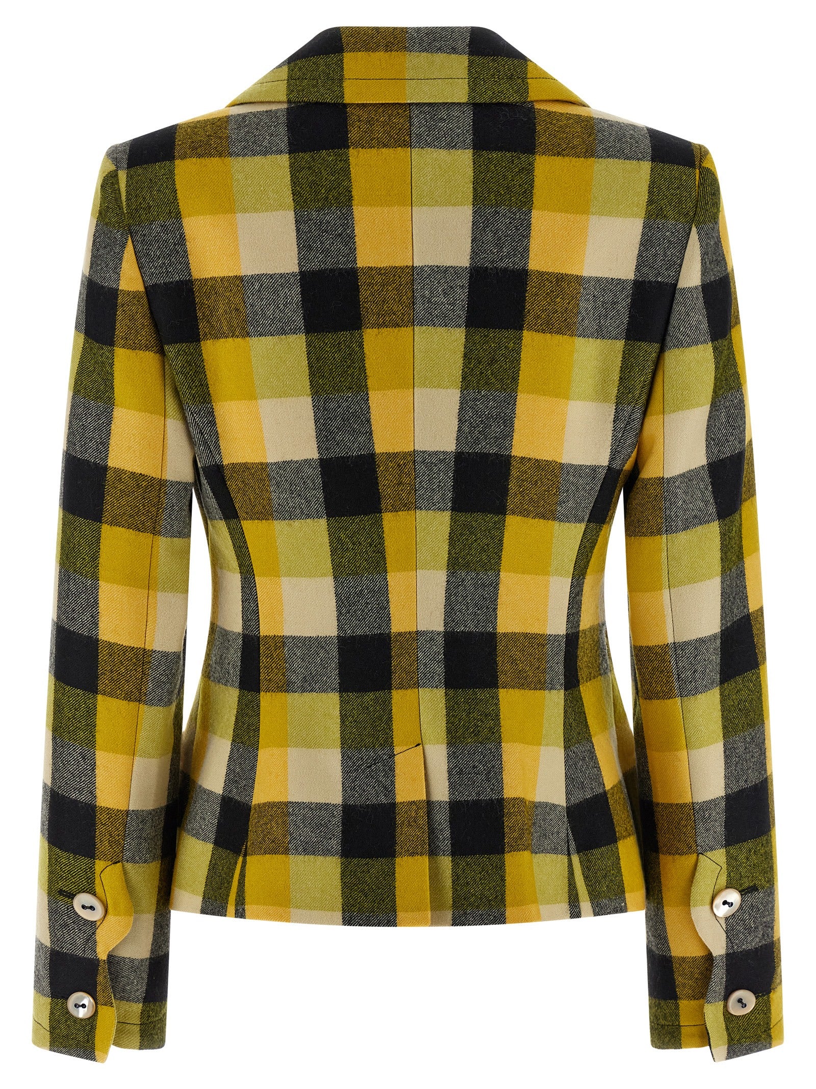 Bicolor Virgin Wool Blazer