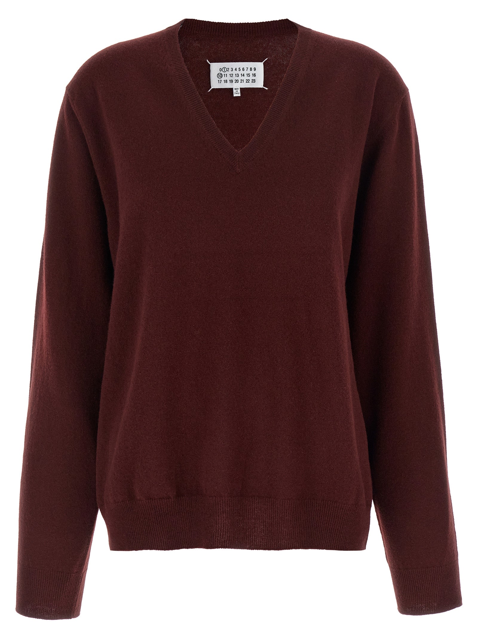 Bordeaux Virgin Wool Cardigan