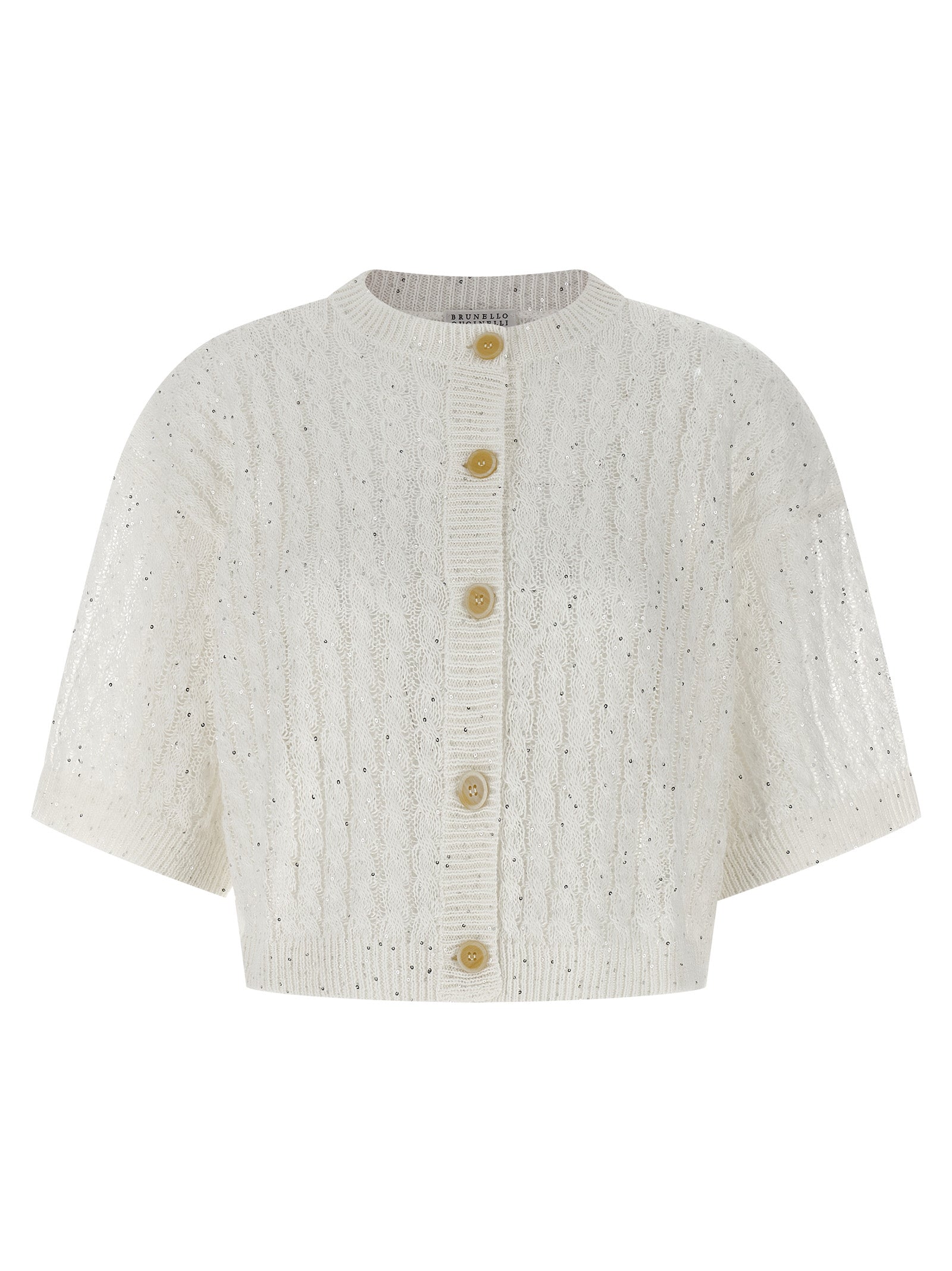 White Linen Cardigan
