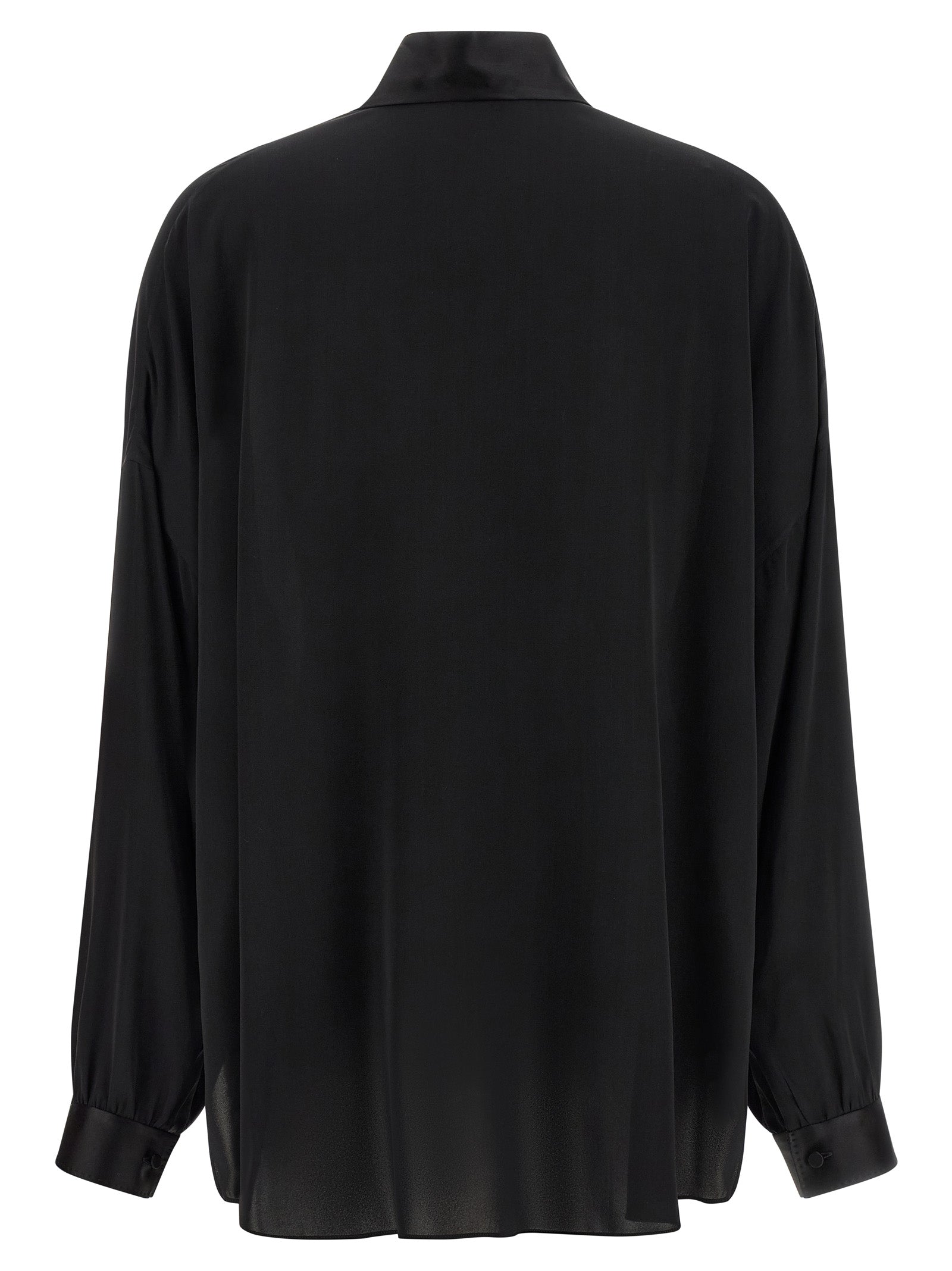 Black Silk Blouse