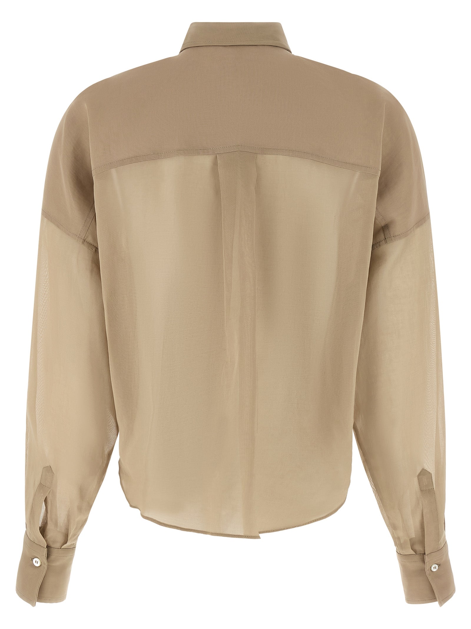 Beige Cotton Blouse