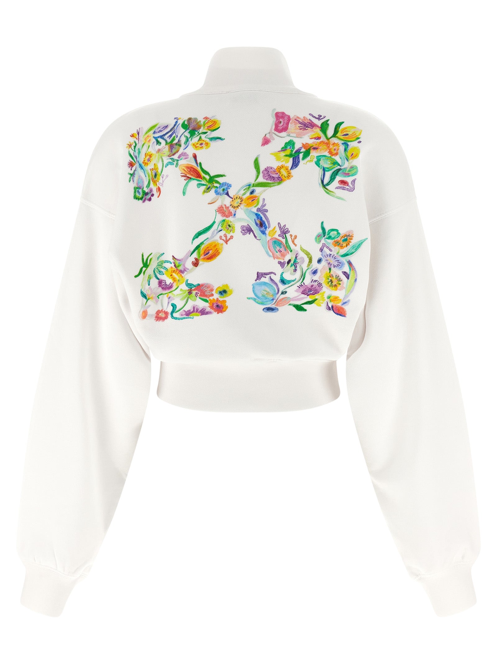 White Cotton Sweatshirt
