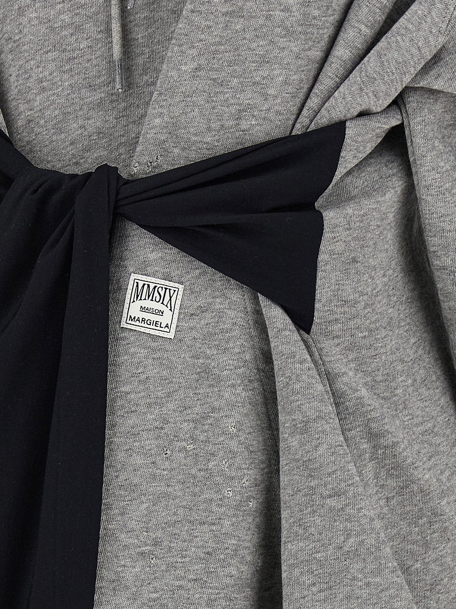 Gray Cotton Short Dress