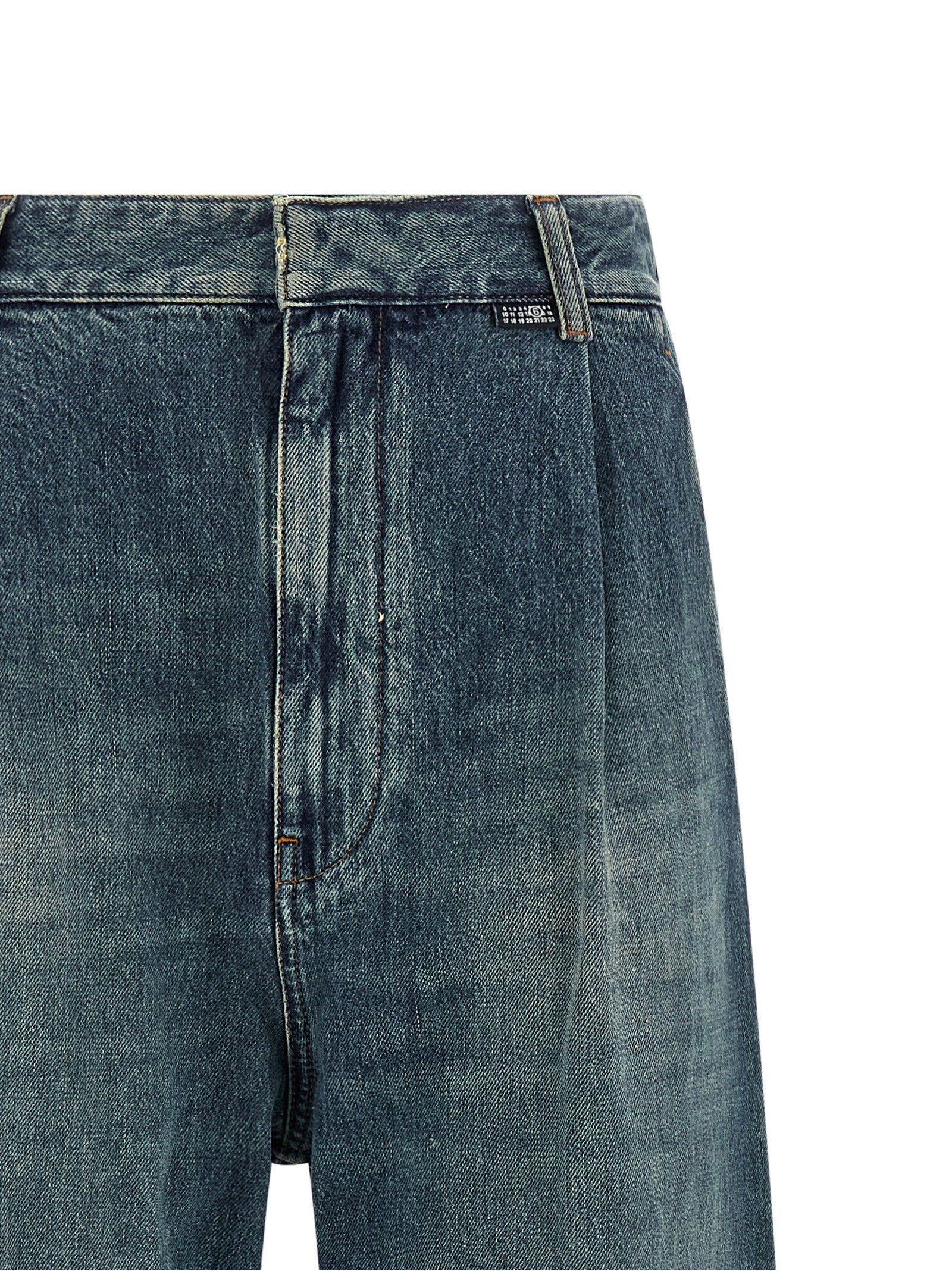 Blue Cotton Jeans Denim