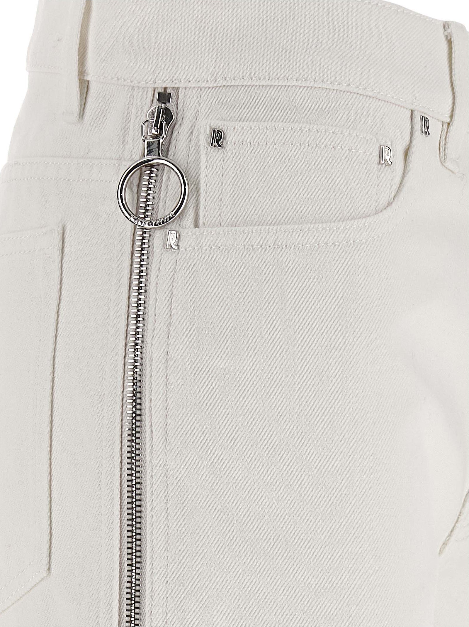 White Cotton Jeans Denim