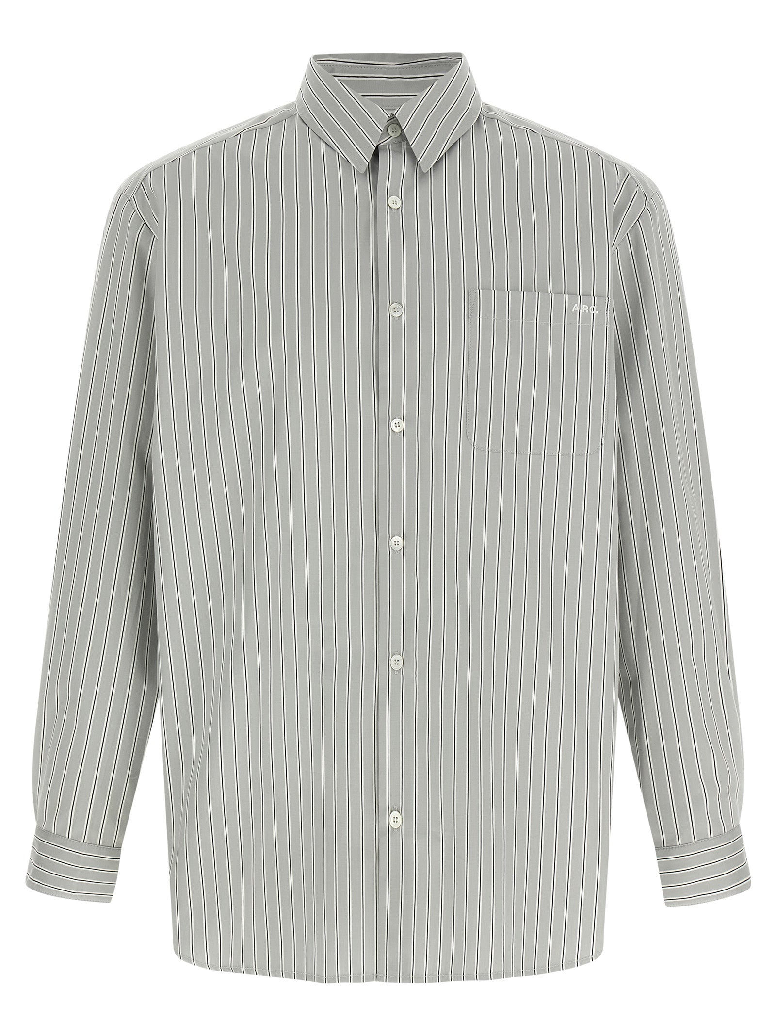 Gray Cotton Blouse