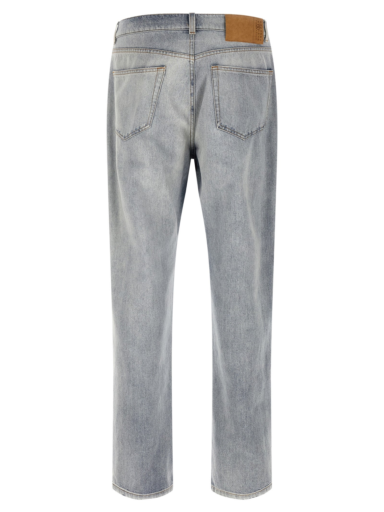 MM6 Maison Margiela Blå Bomull Avslappede Jeans