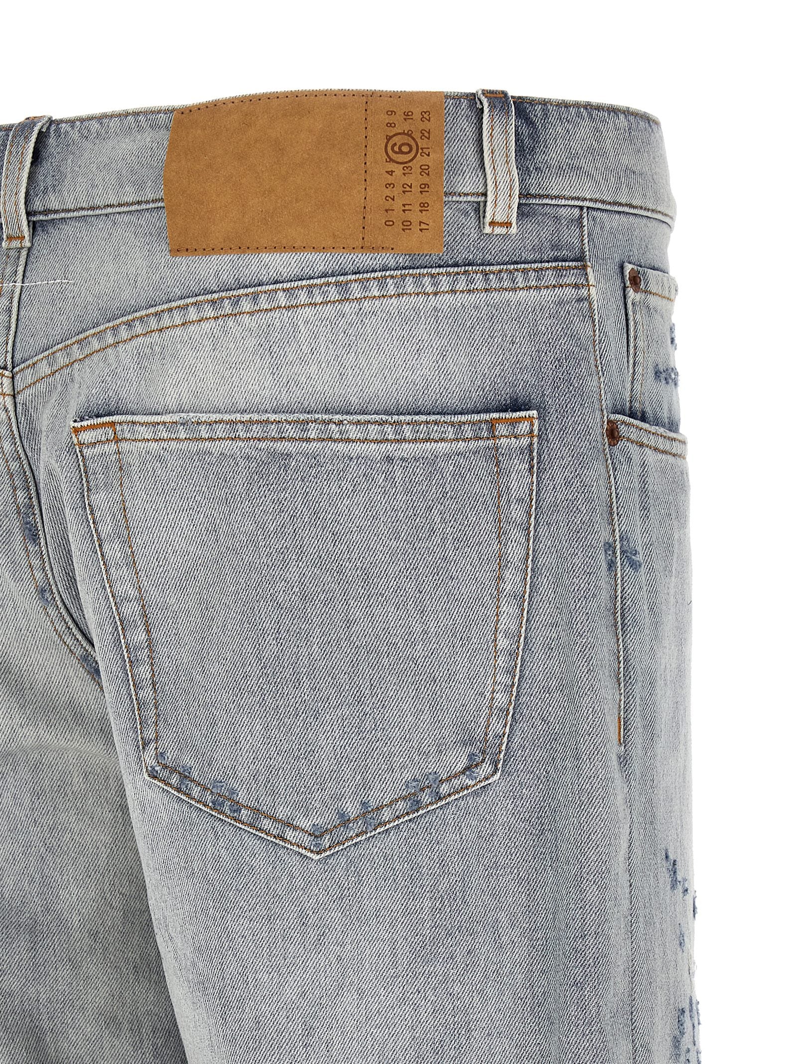 MM6 Maison Margiela Blå Bomull Avslappede Jeans