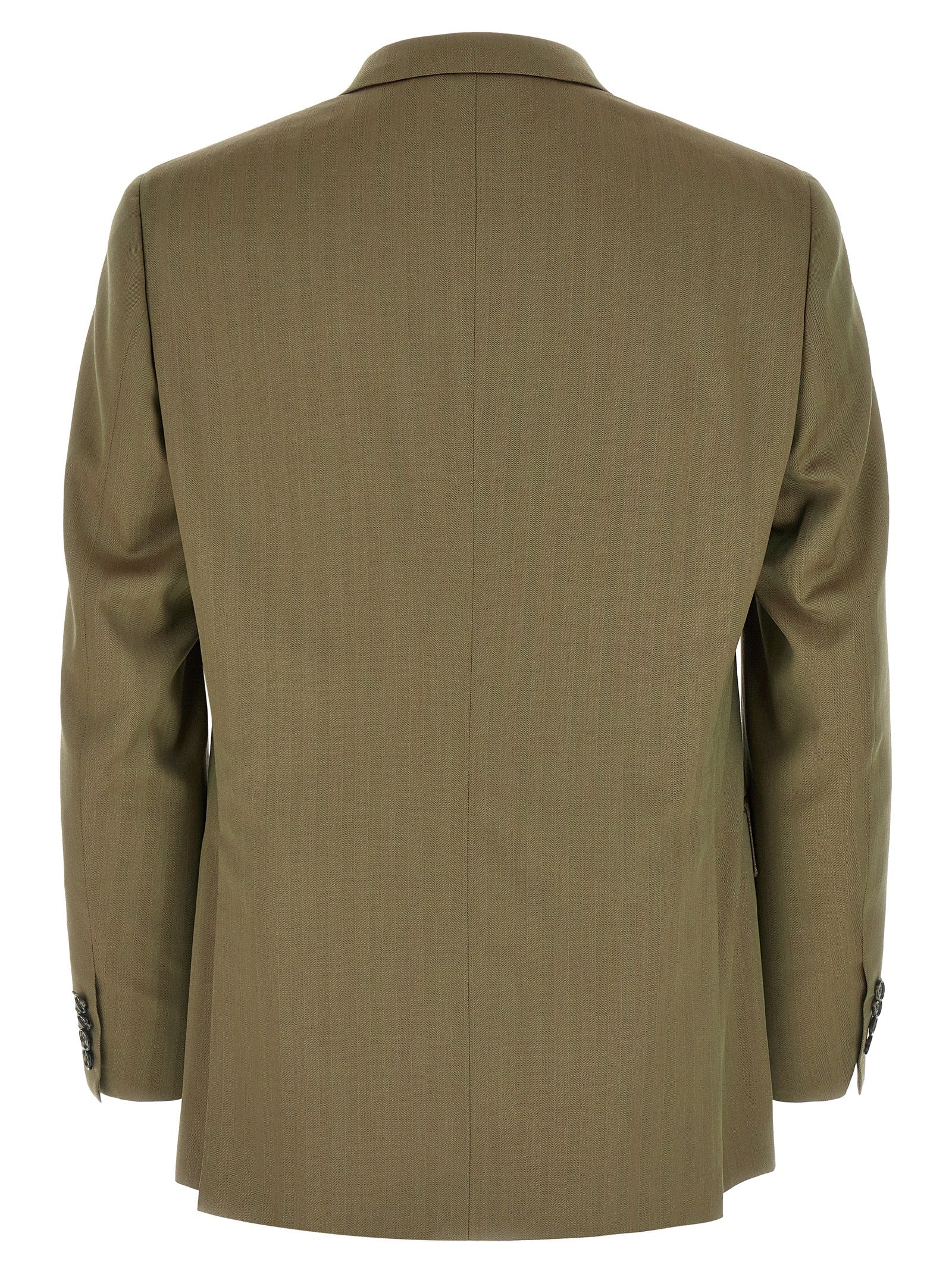 Bicolor Wool Two-Piece Suit