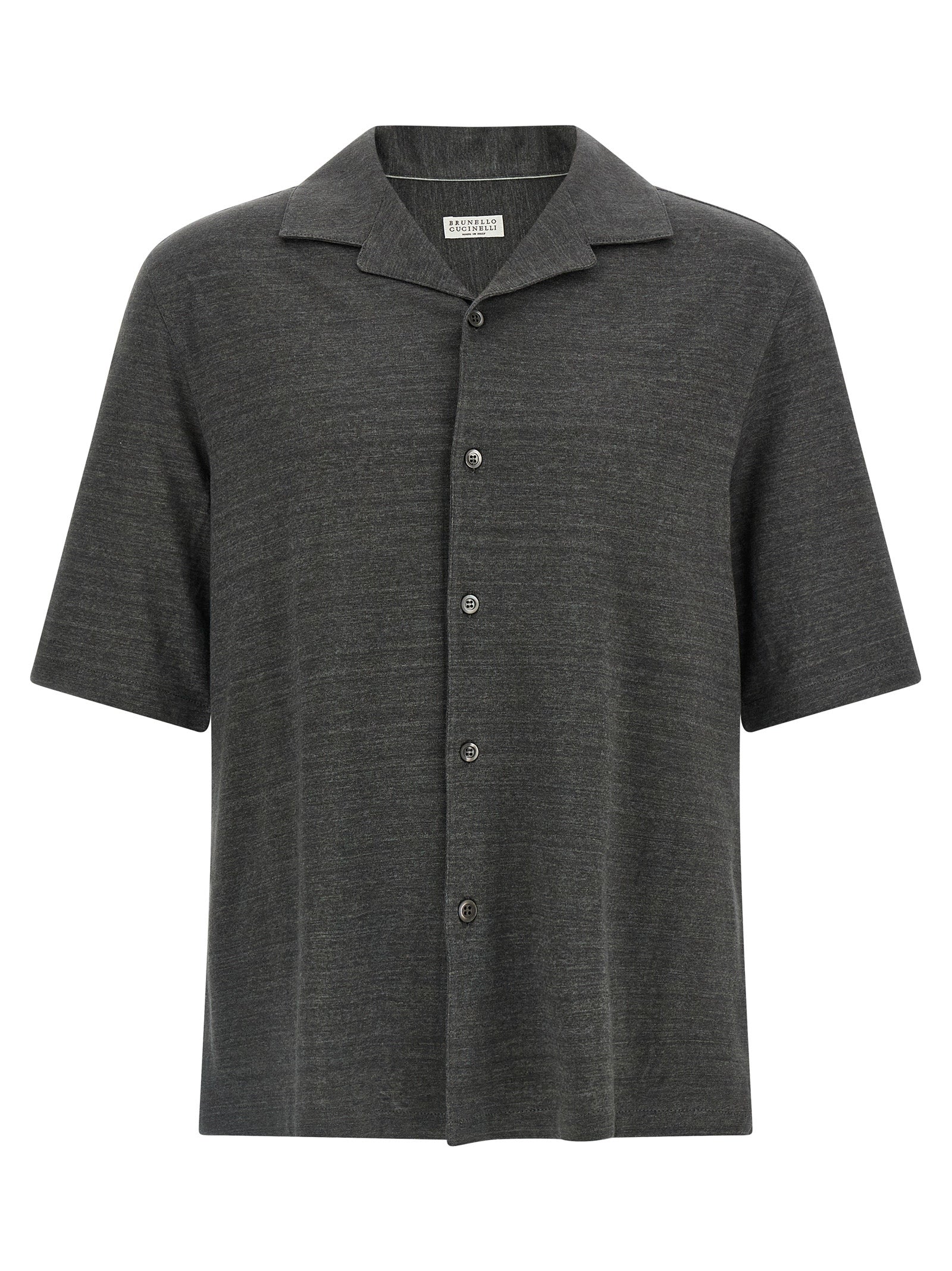 Gray Linen Blouse
