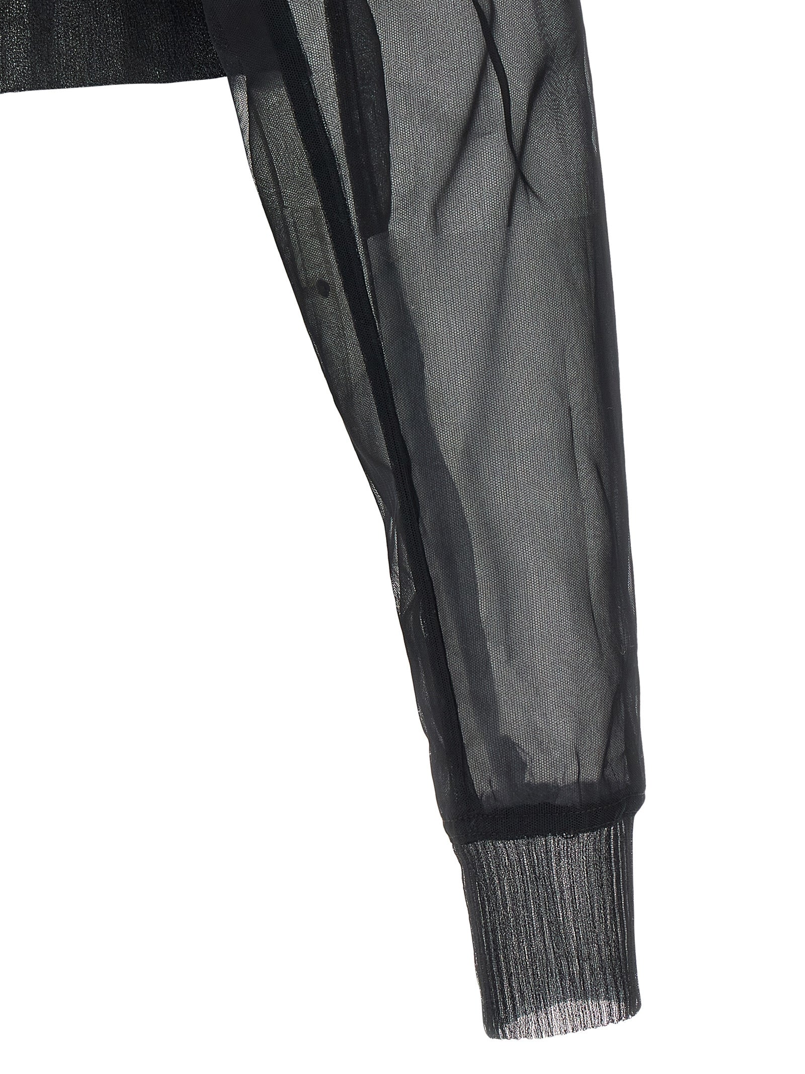 Black Nylon Bomber