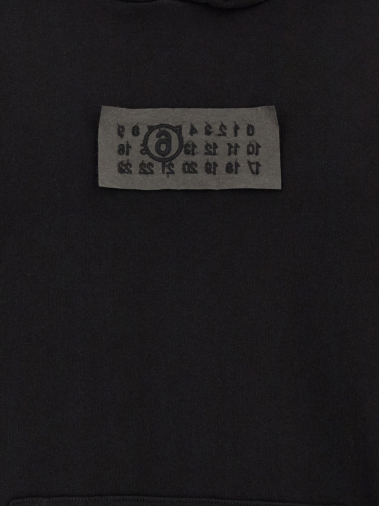 Black Cotton Sweatshirt