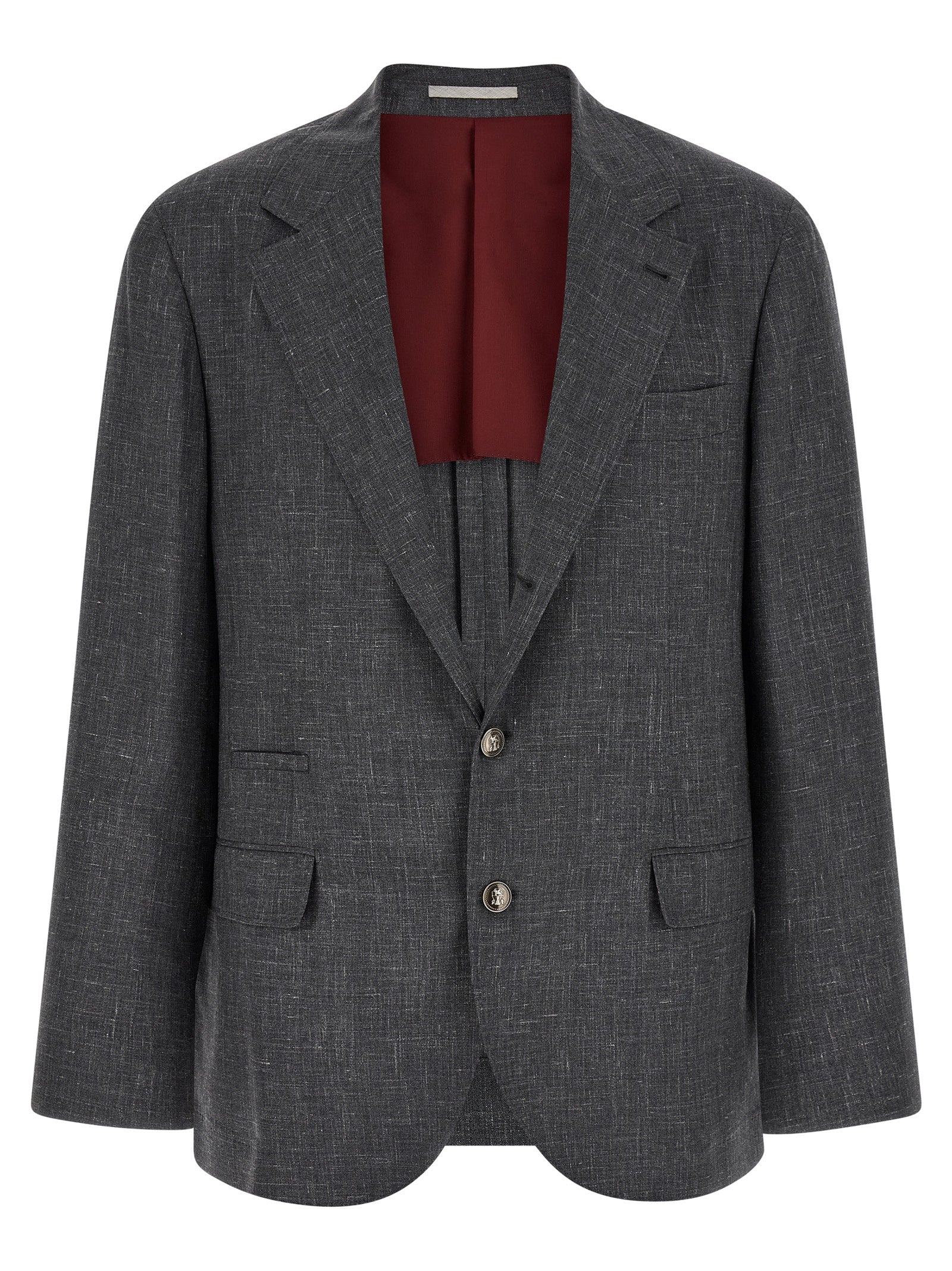 Gray Wool Blazer
