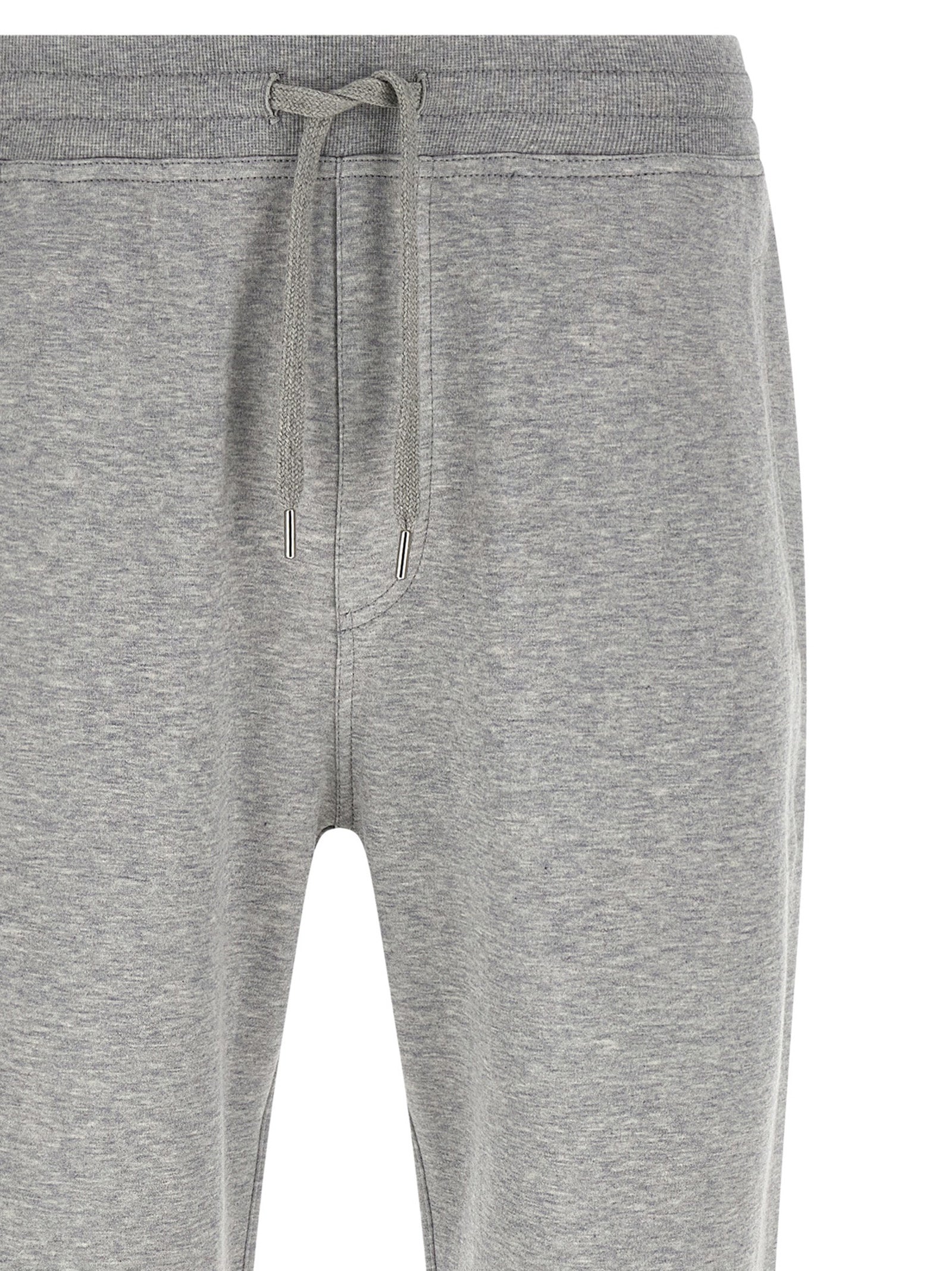Gray Cotton Athletic Pants