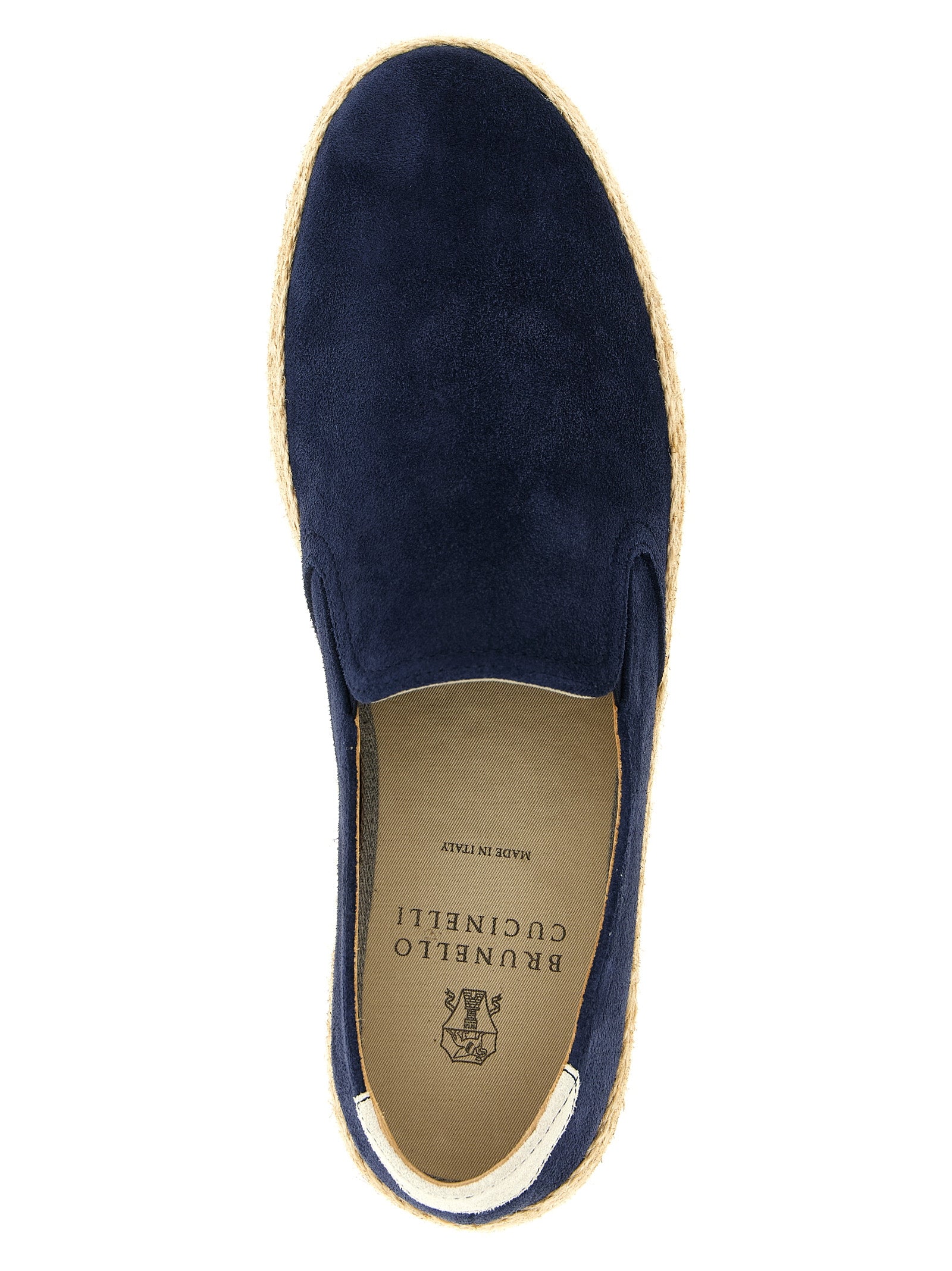 Blue Calfskin Espadrilles
