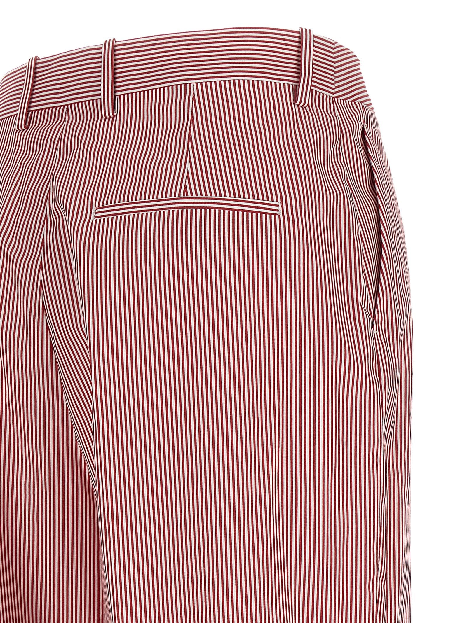 Multicolor Cotton Casual Pants