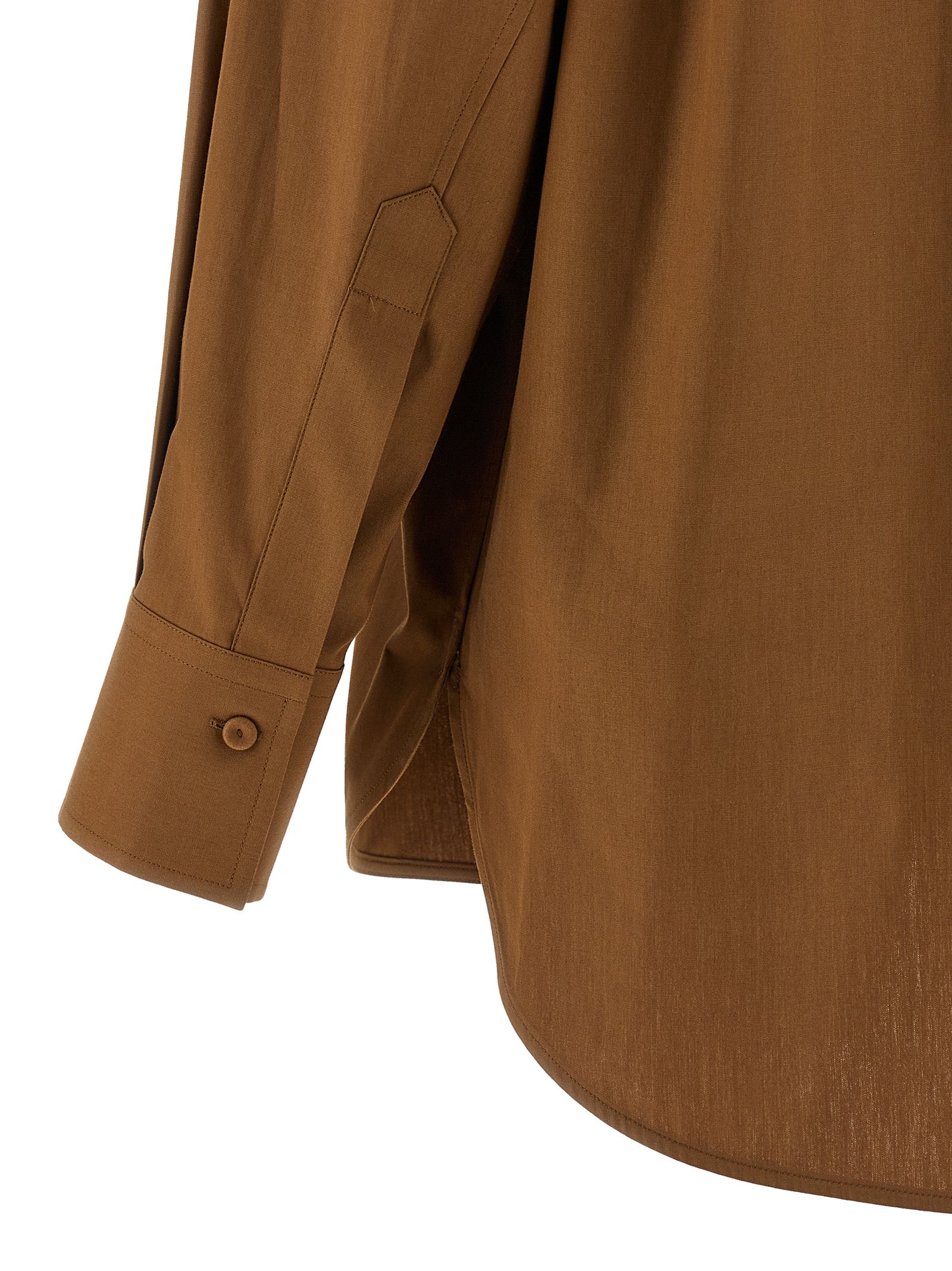 Brown Cotton Blouse