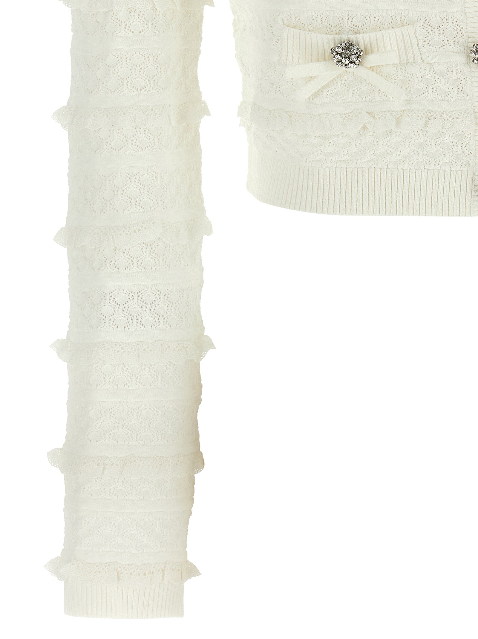 White Viscose Cardigan
