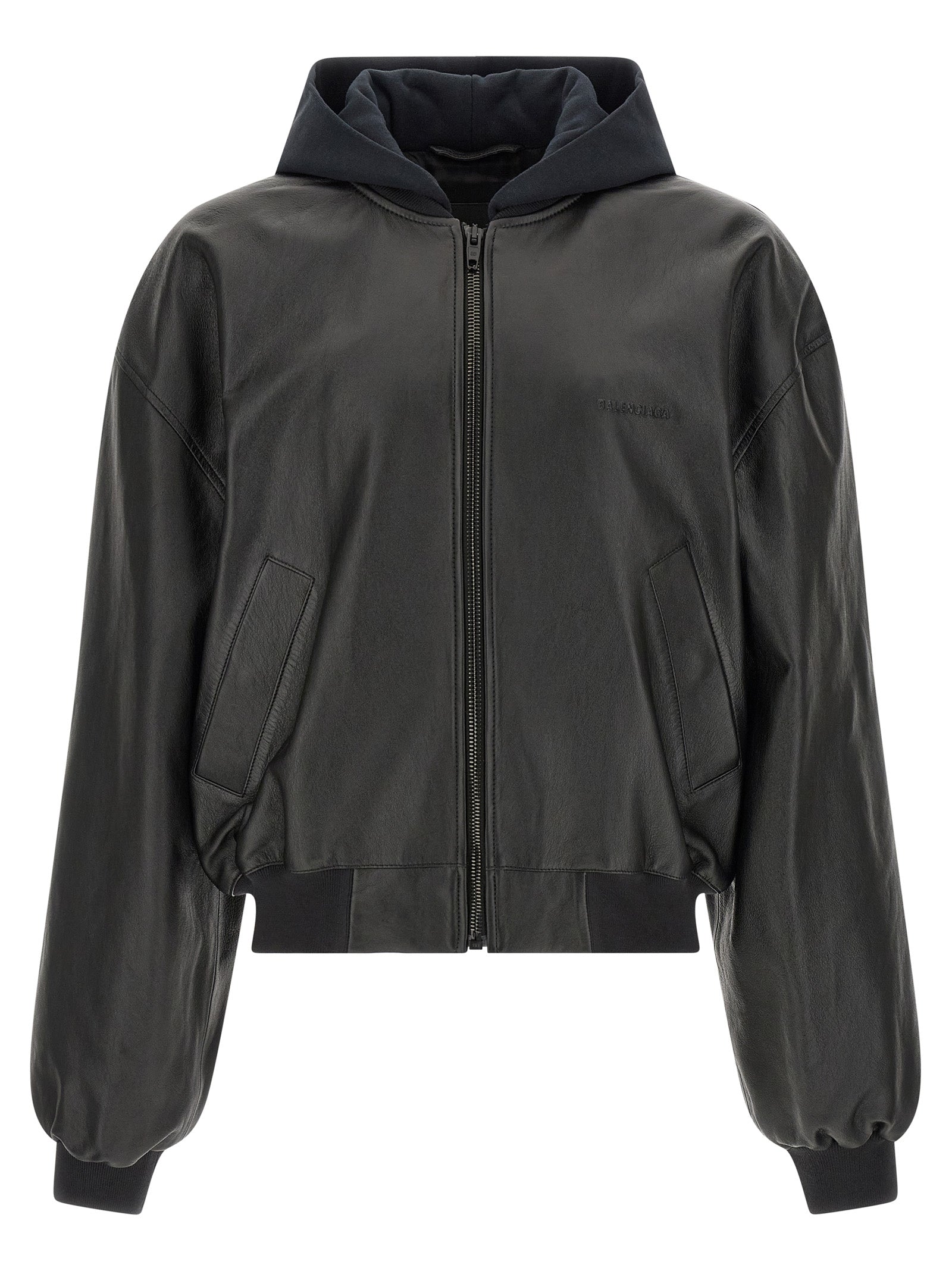 Black Lamb Leather Leather Jacket